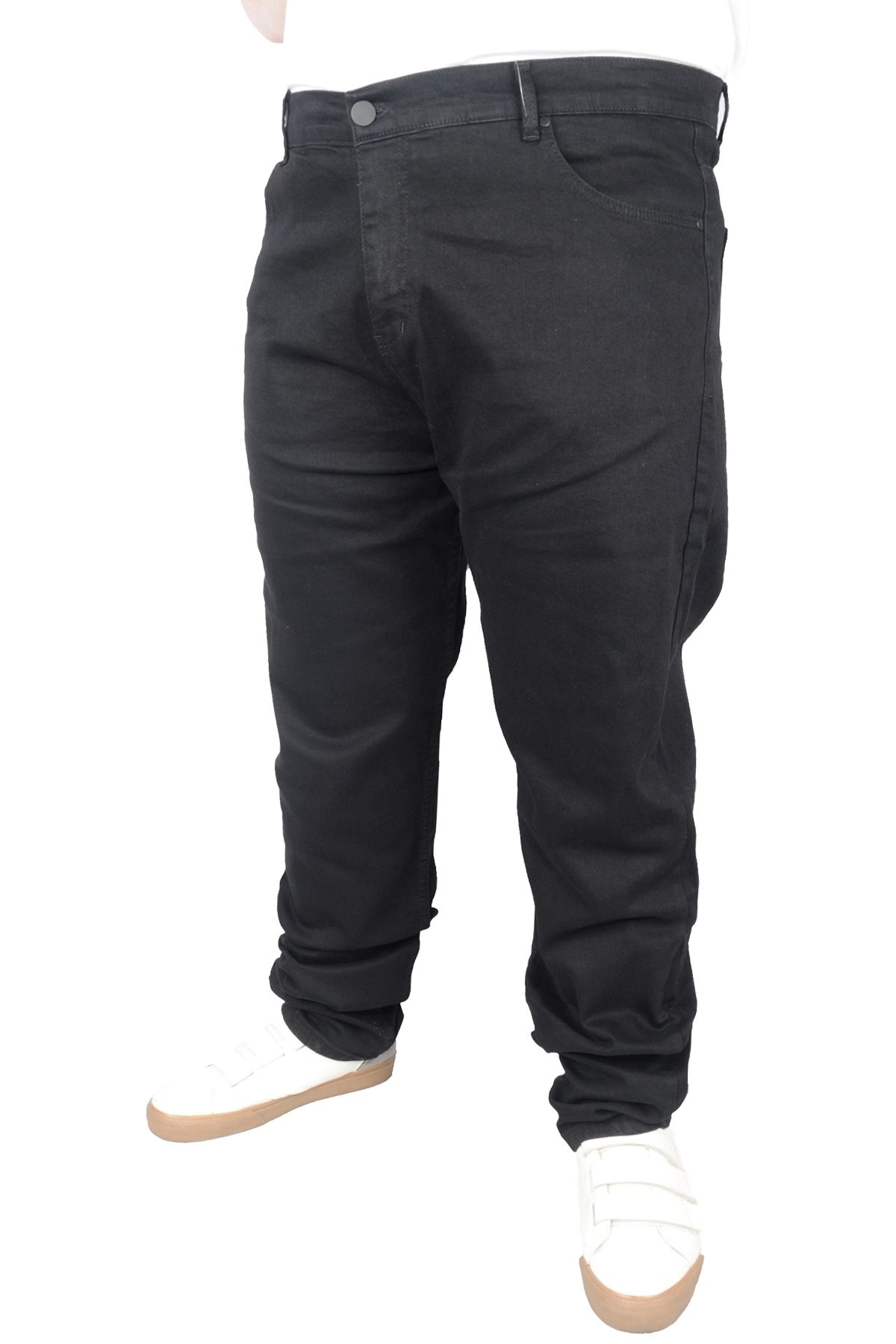 Modexl Mode Xl Büyük Beden Erkek Pantolon Kot Black 21920 Siyah