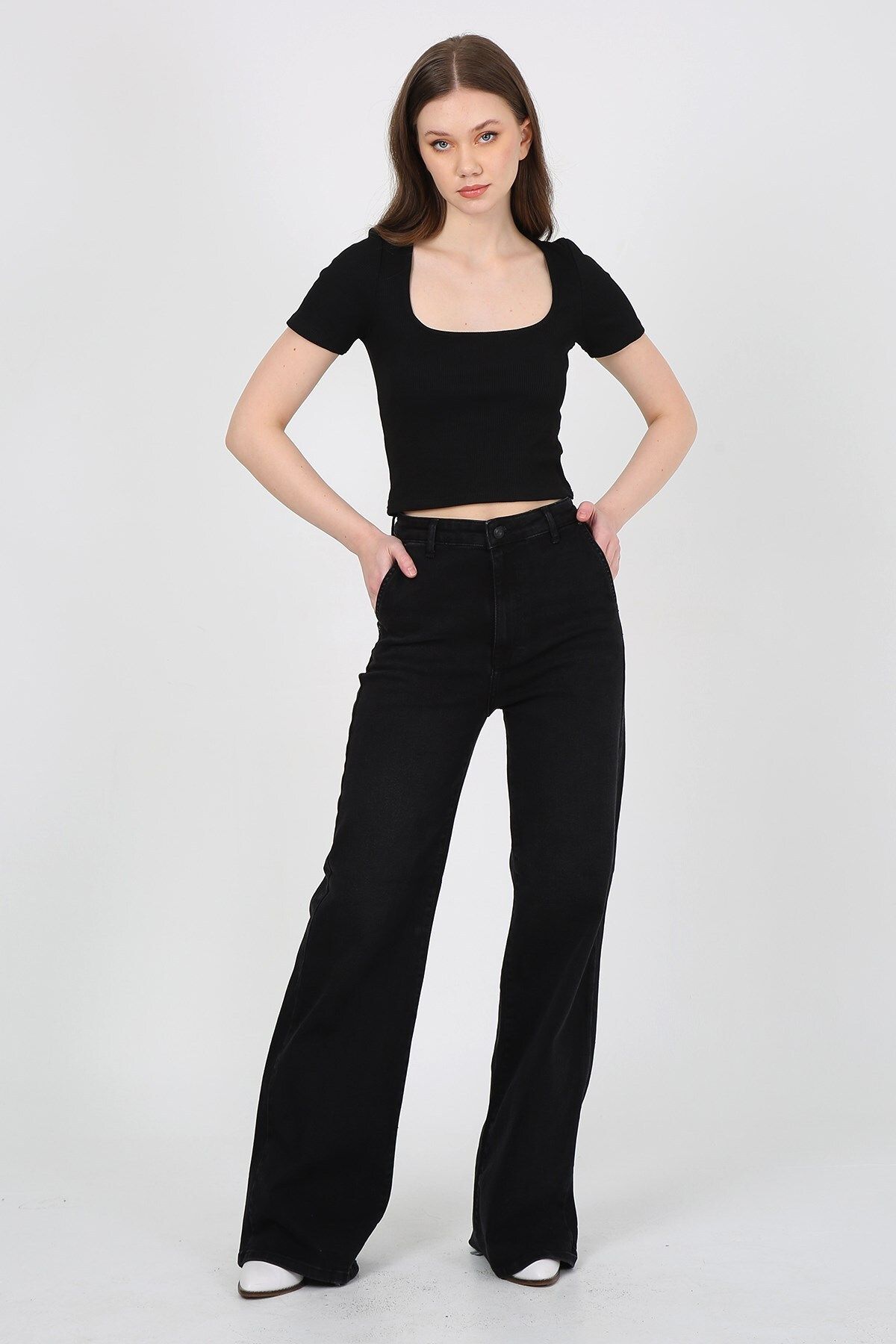 Twister Jeans Kadın Pantolon Asia 9413-03 Black Black
