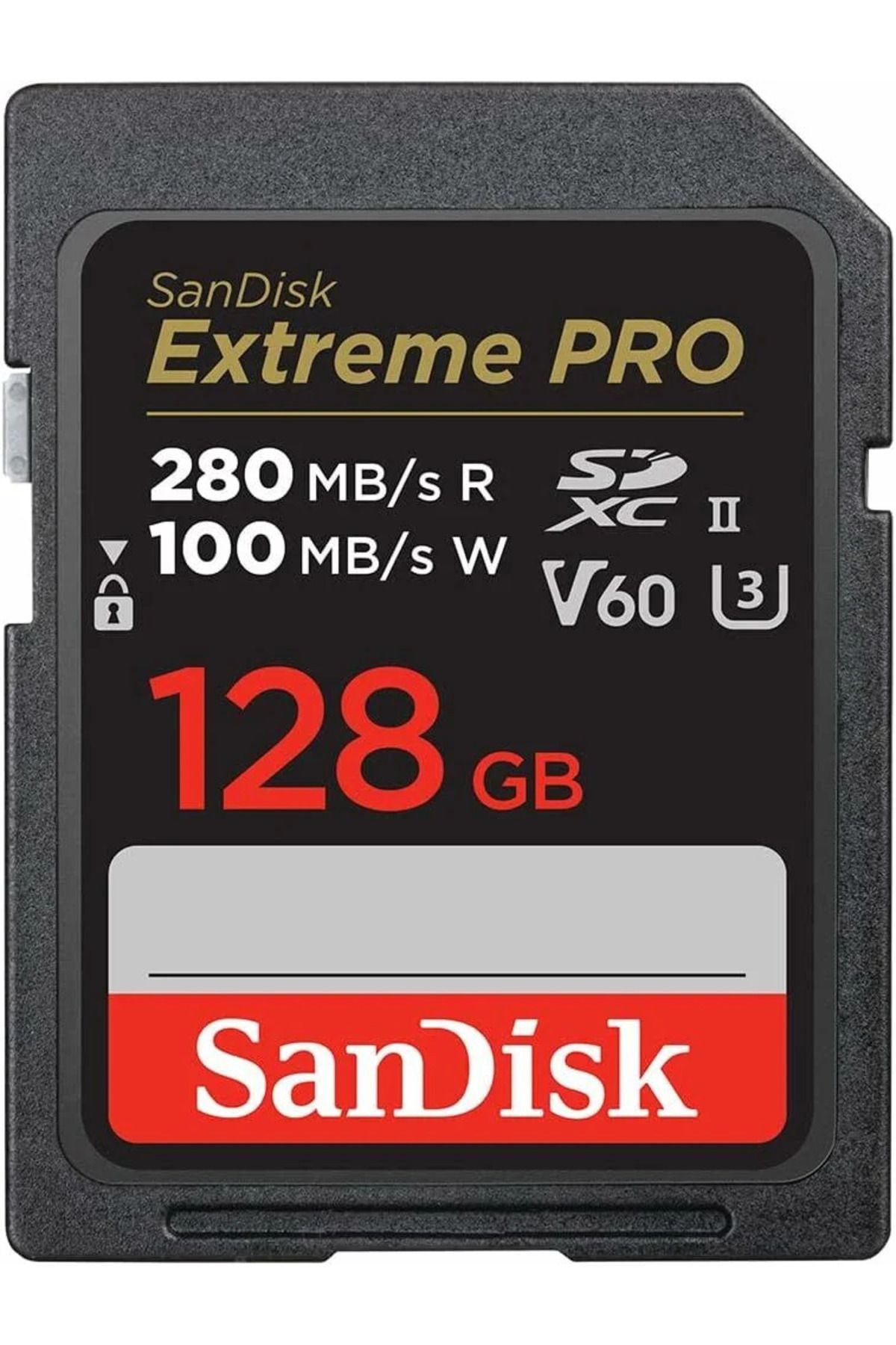 Sandisk Extreme PRO 128GB SDSDXEP-128G-GN4IN 280MB/s UHS-II SDXC 6K-4K UHD Hafıza Kartı