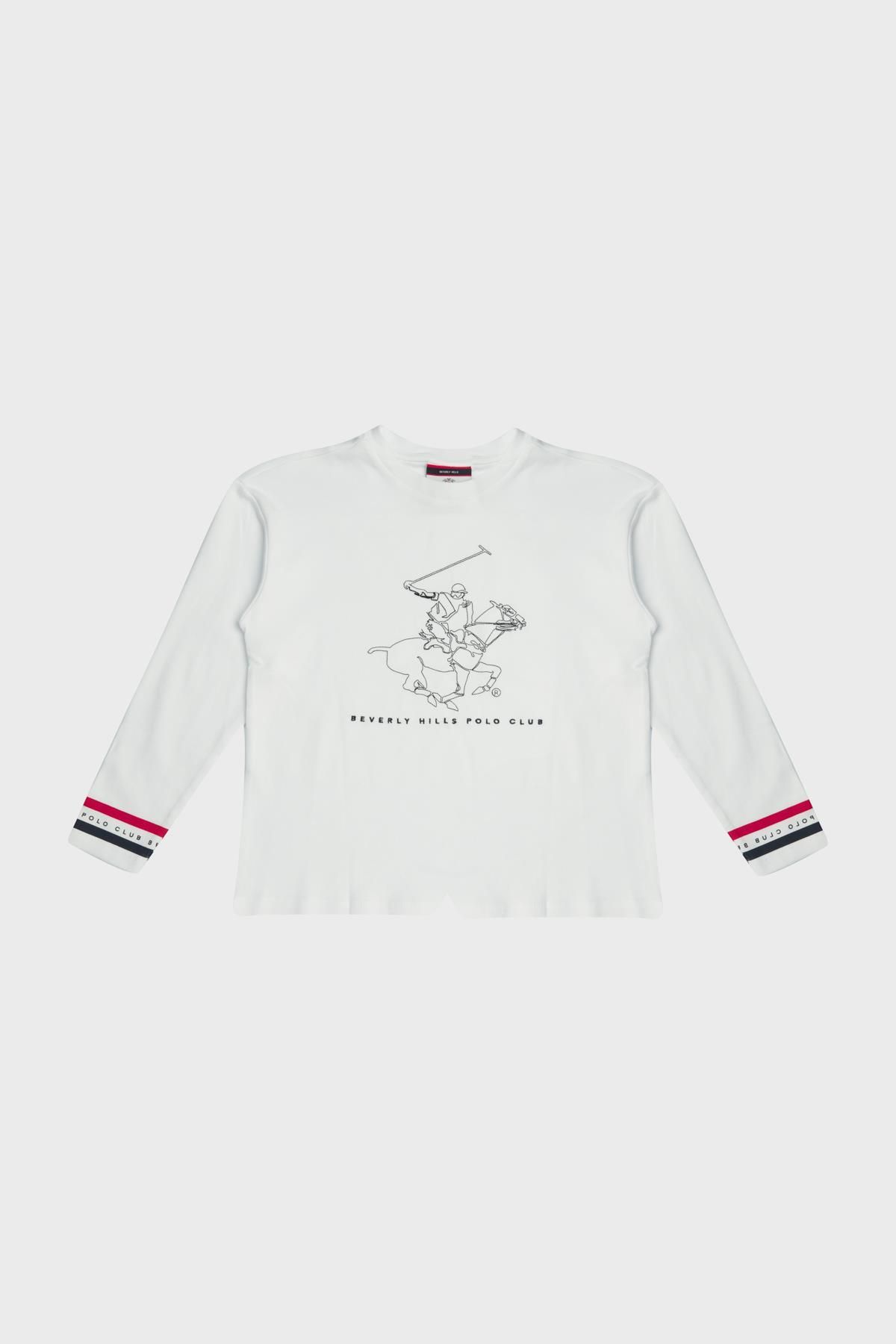 Beverly Hills Polo Club BG Store Erkek Çocuk Beyaz T-Shirt 23PFWBHB503