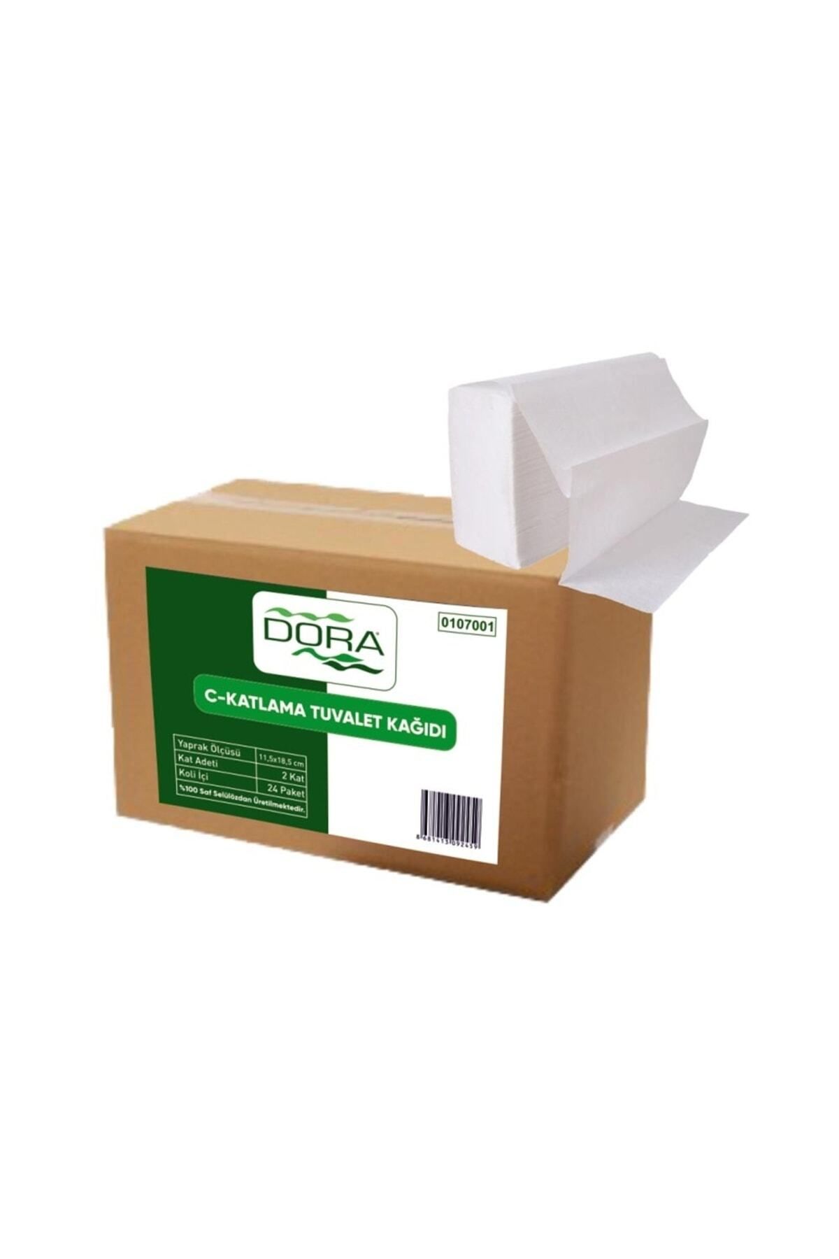 DORA C- Katlama Tuvalet Kağıdı 200lü 48pk.