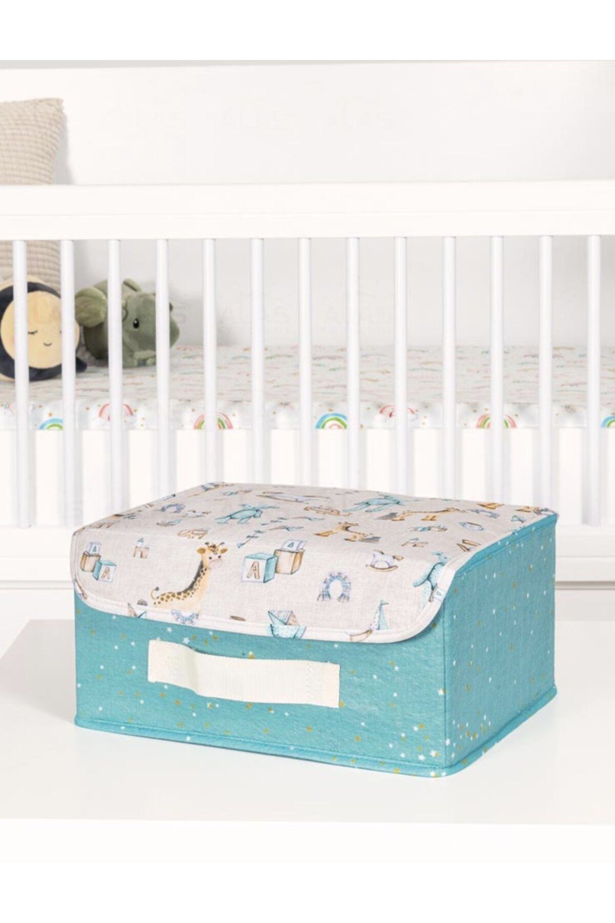 ALAS Baby Kapaklı Kutu Mini- Bebek Odası Düzenleyici