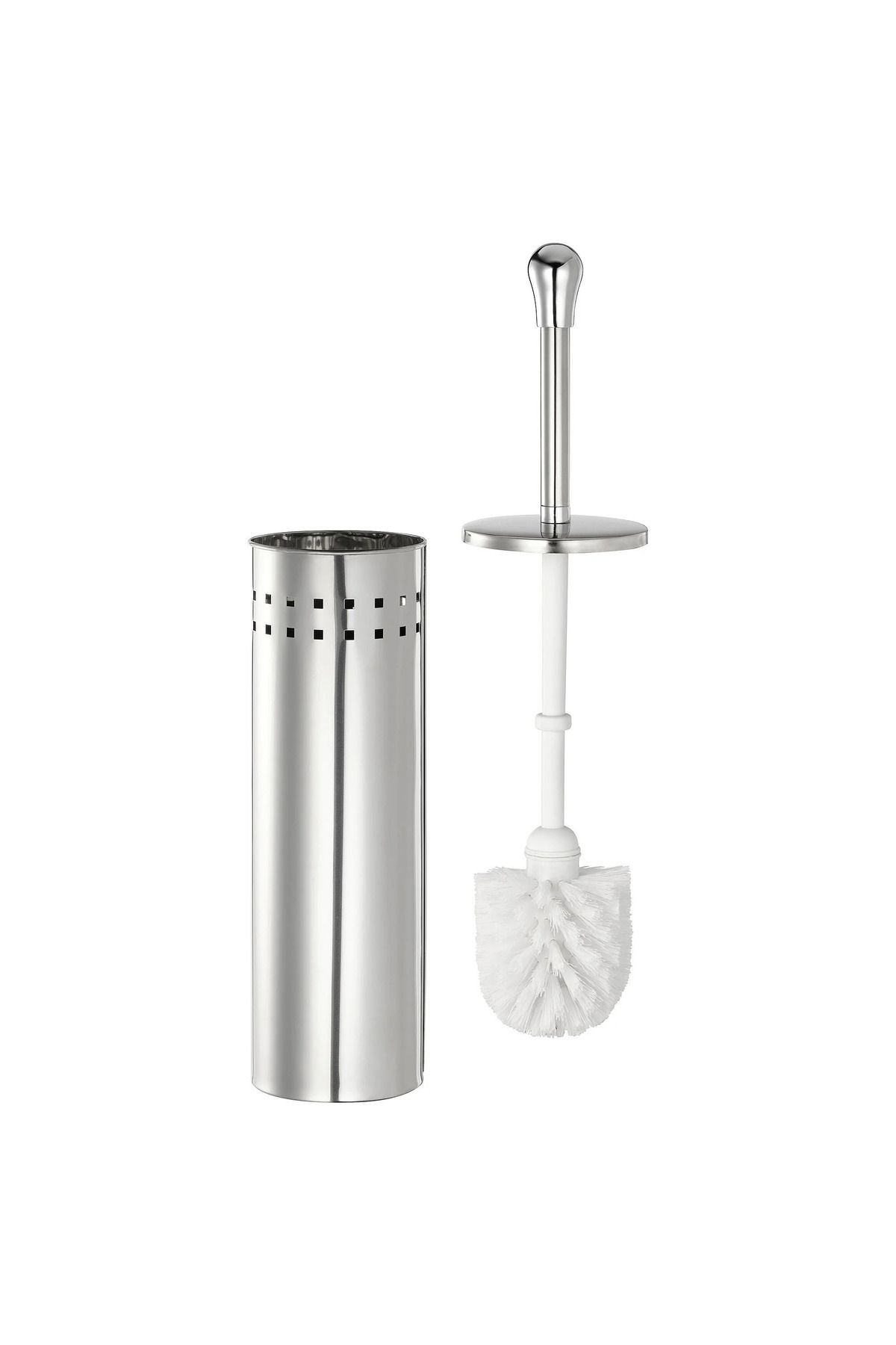 IKEA Paslanmaz Çelik BAREN paslanmaz çelik 43 cm tuvalet fırçası Gümüş
