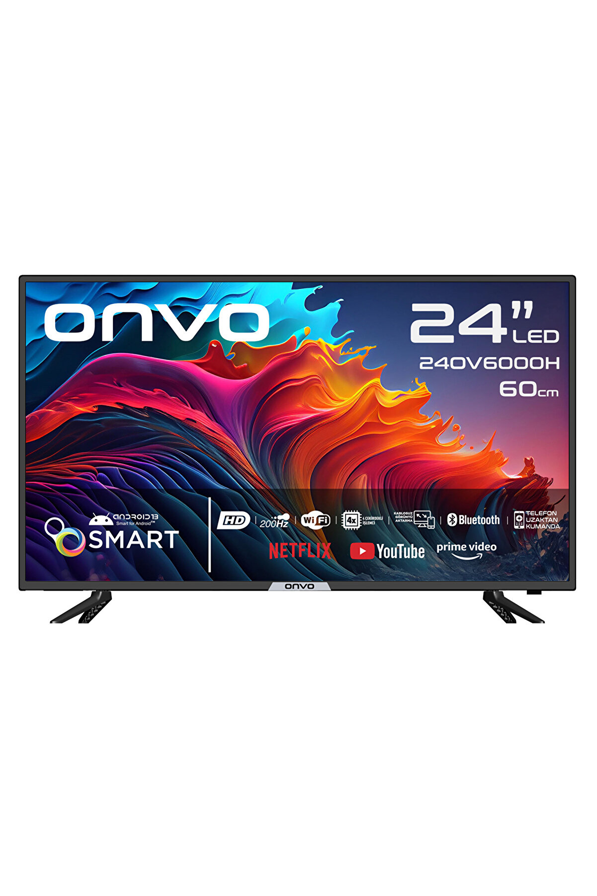 ONVO 24OV6000H 24'' HD READY ANDROID 13 SMART LED