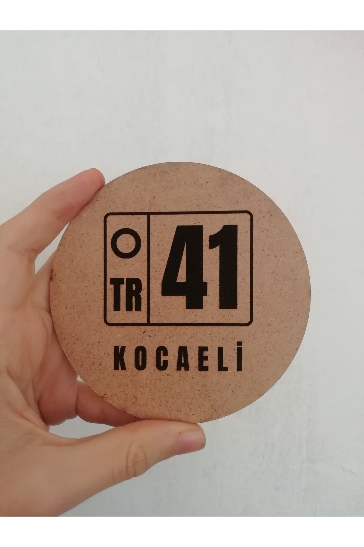 GBA Kocaeli 41 Plaka Temalı Şehir Bardak Altlığı Coaster