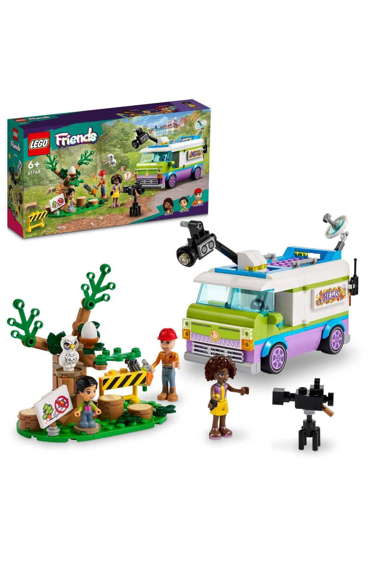 LEGO Friends Canlı Yayın Aracı 41749 Oyuncak Yapım Seti (446 PARÇA)