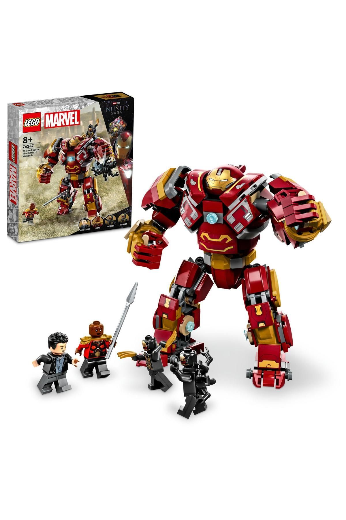 LEGO ® Marvel Hulkbuster: Wakanda Savaşı 76247 - 8 Yaş ve Üzeri Çocuklar için Yapım Seti (385 Parça)