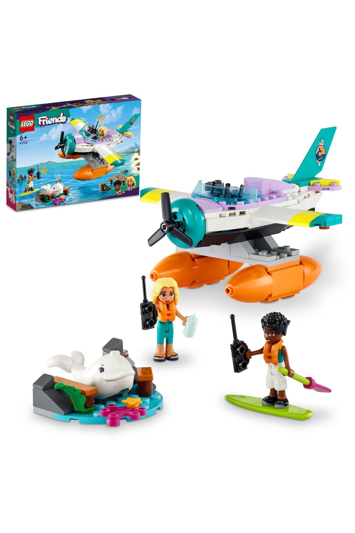 LEGO Friends Deniz Kurtarma Uçağı 41752 Oyuncak Yapım Seti (203 PARÇA)