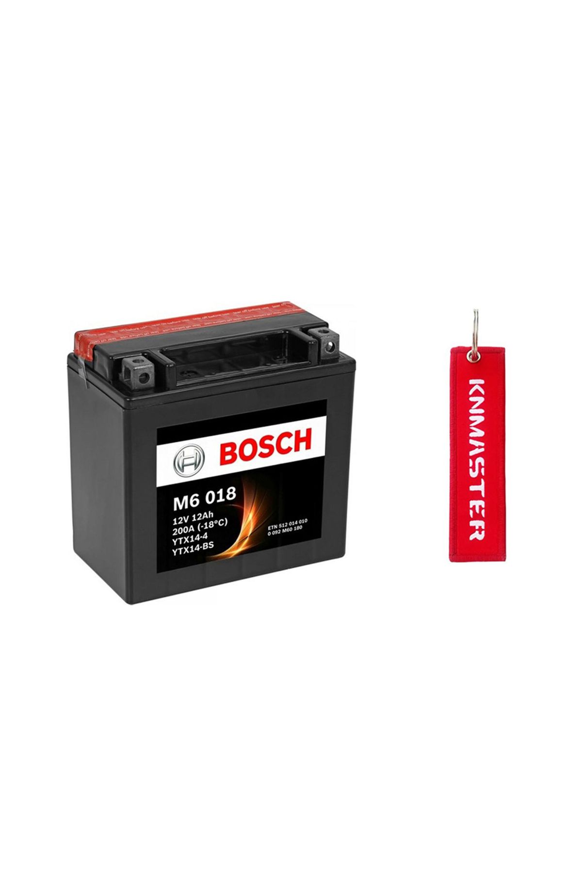 Bosch YTX14-BS Motosiklet Aküsü +KNMASTER ANAHTARLIK