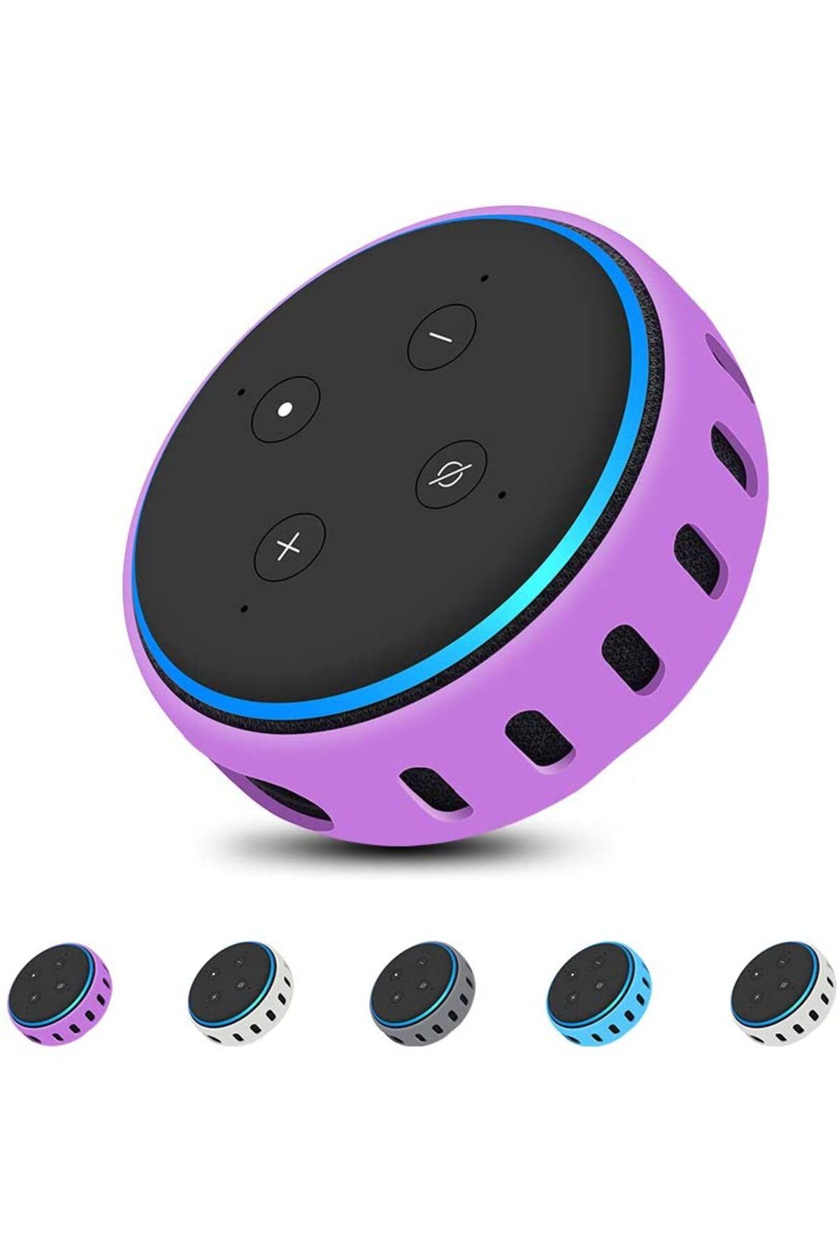 Techmaster Amazon Echo Dot 3. Nesil Akıllı Hoparlör Silikon Kılıf Koruma Kabı