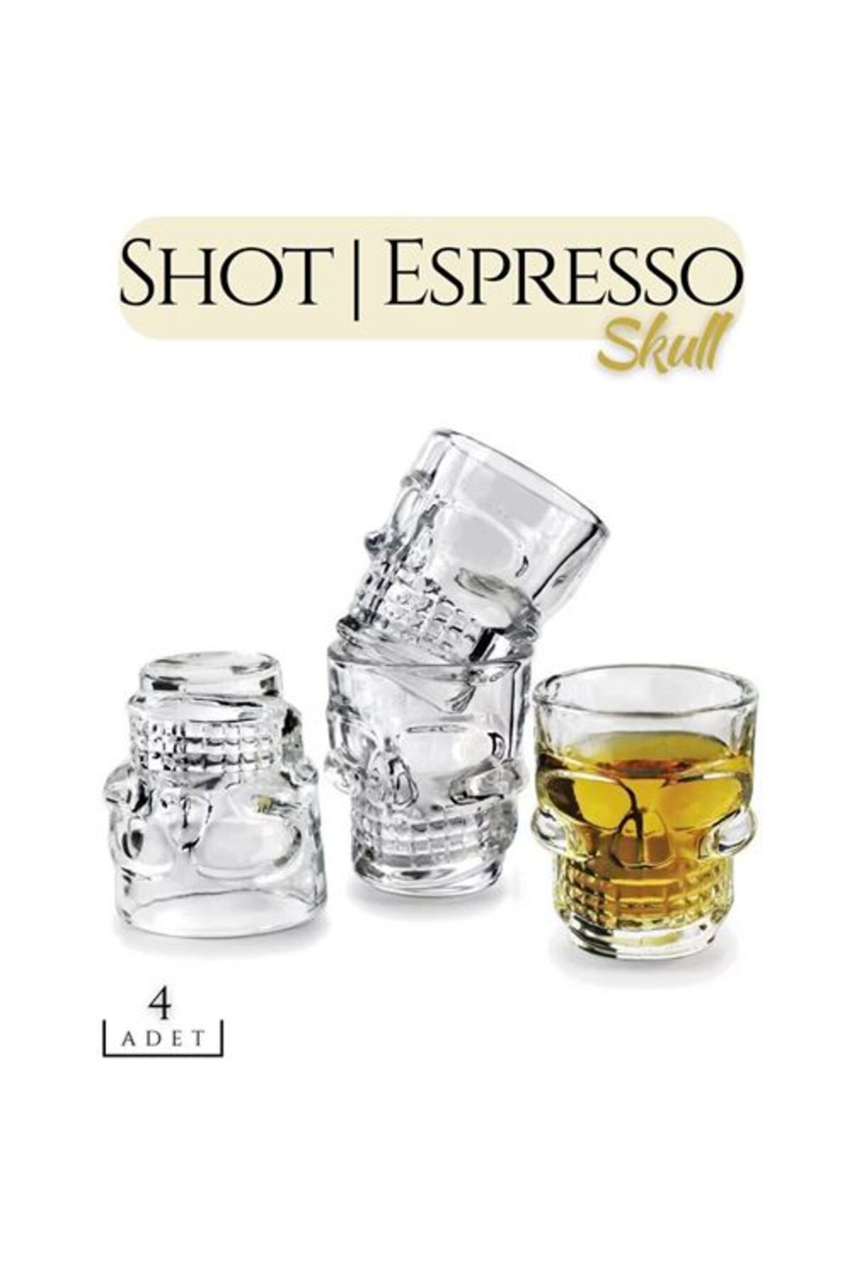 Transformacion 4 Adet Skill Shot ve Espresso Bardağı 711620