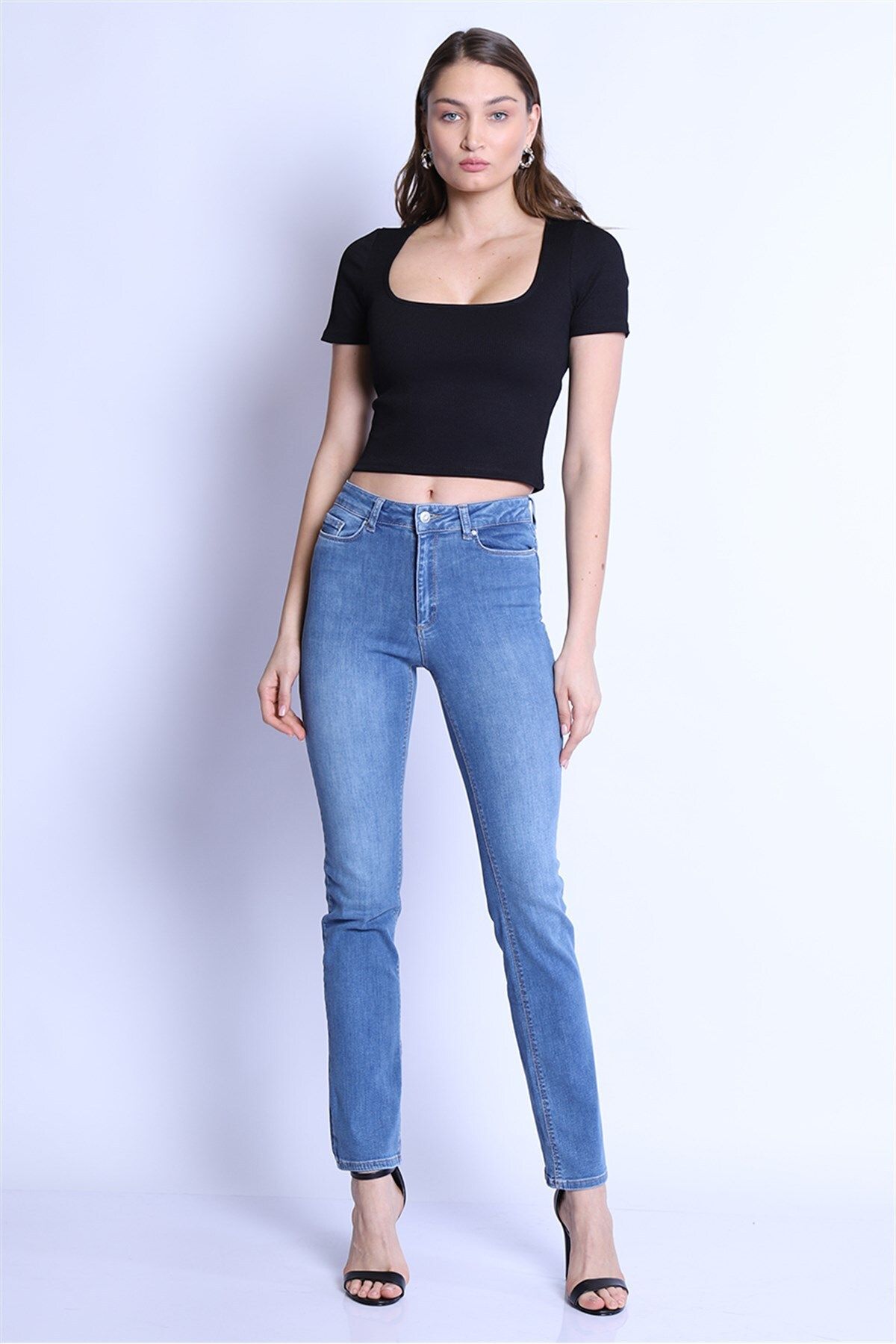 Twister Jeans Kadın Pantolon Marta 9269-04 A.mavı