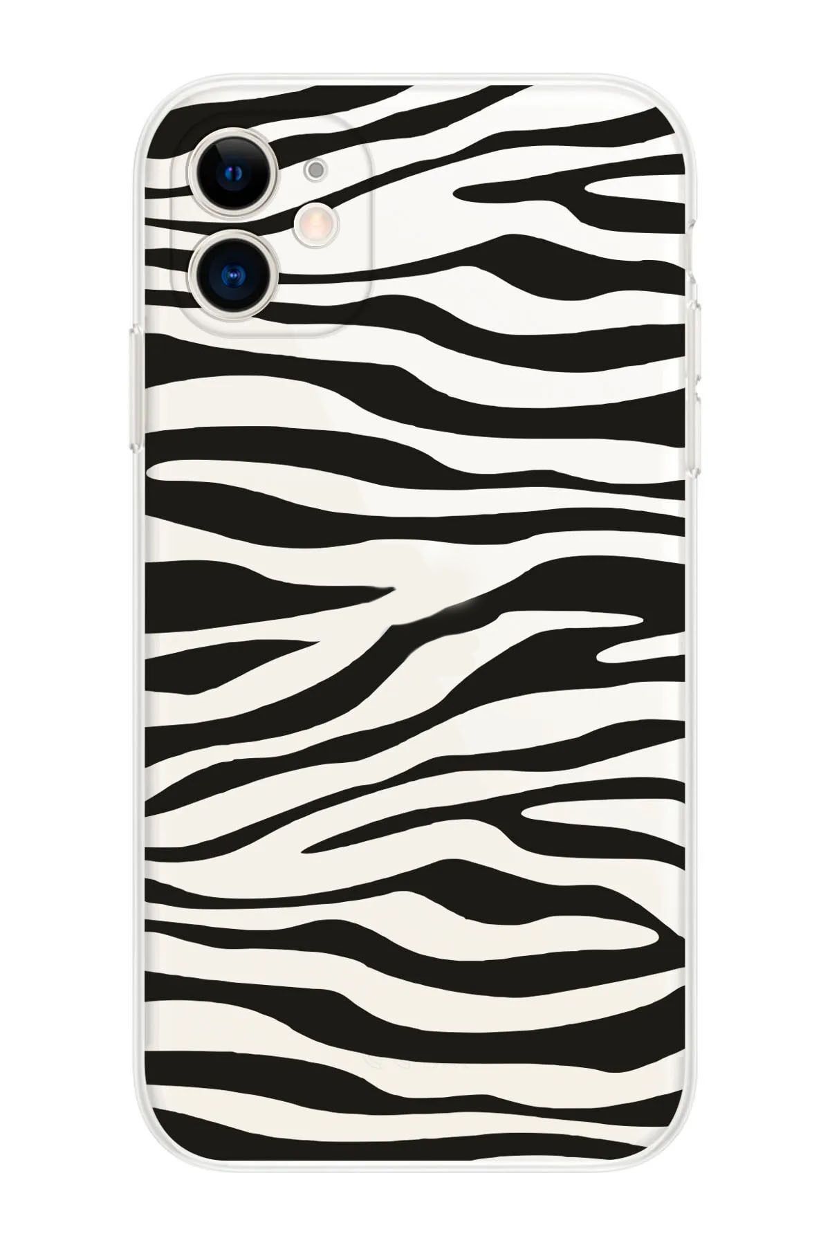 shoptocase Iphone 11 Zebra - 2 Desenli Telefon Kılıfı