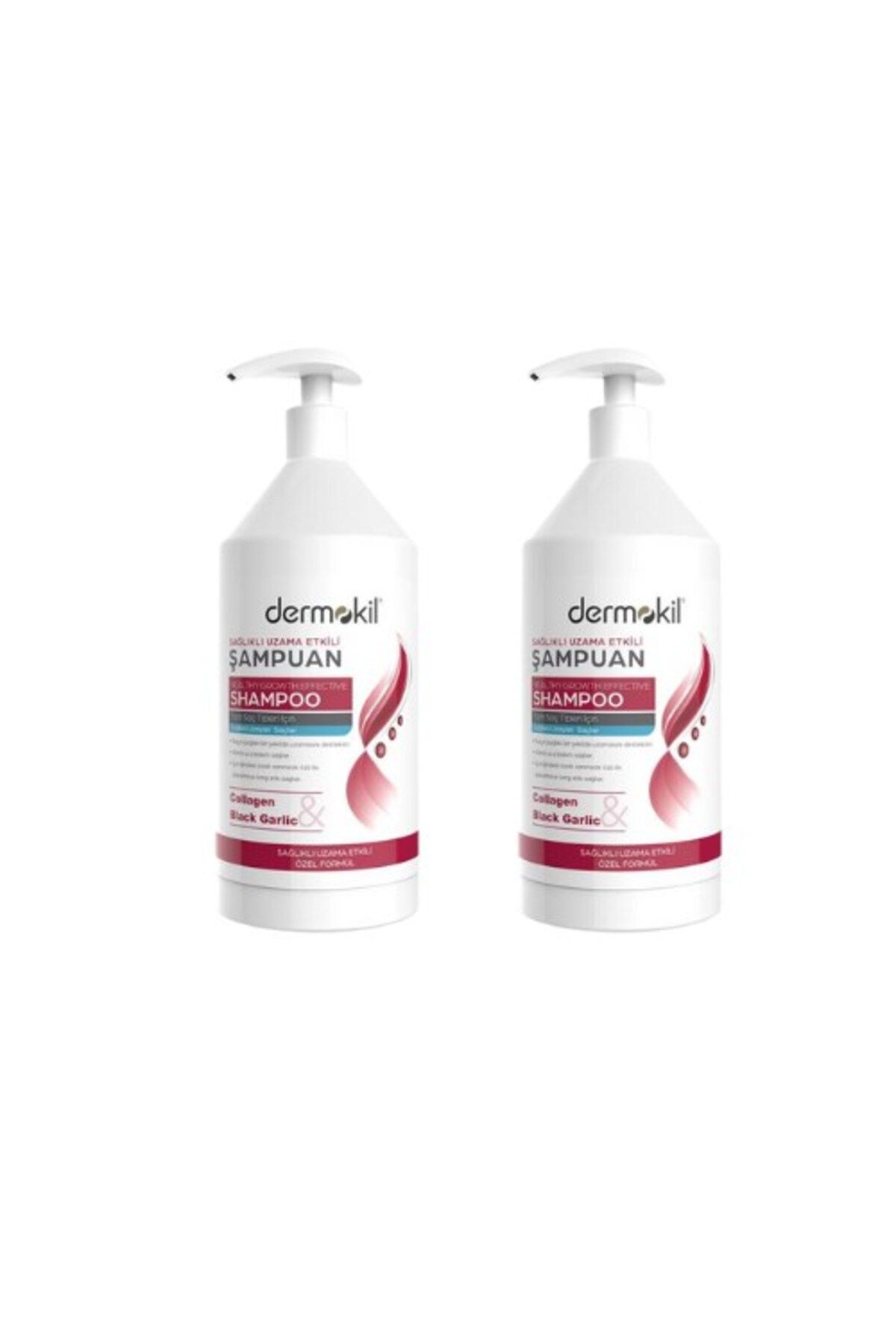 Dermokil Sağlıklı Uzatma Etkili Şampuan Set 1000 ML