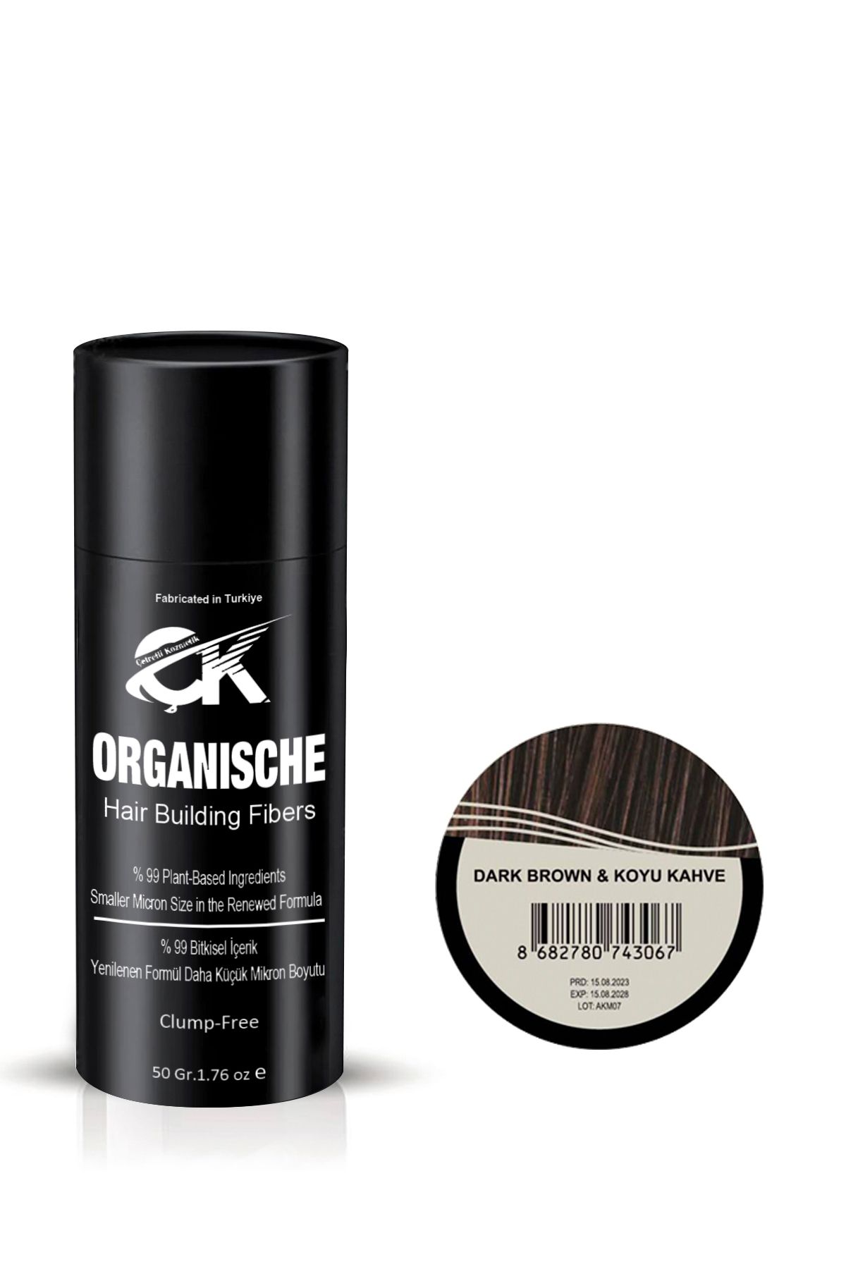Organische Organısche Hair Keratin Fibers Topik