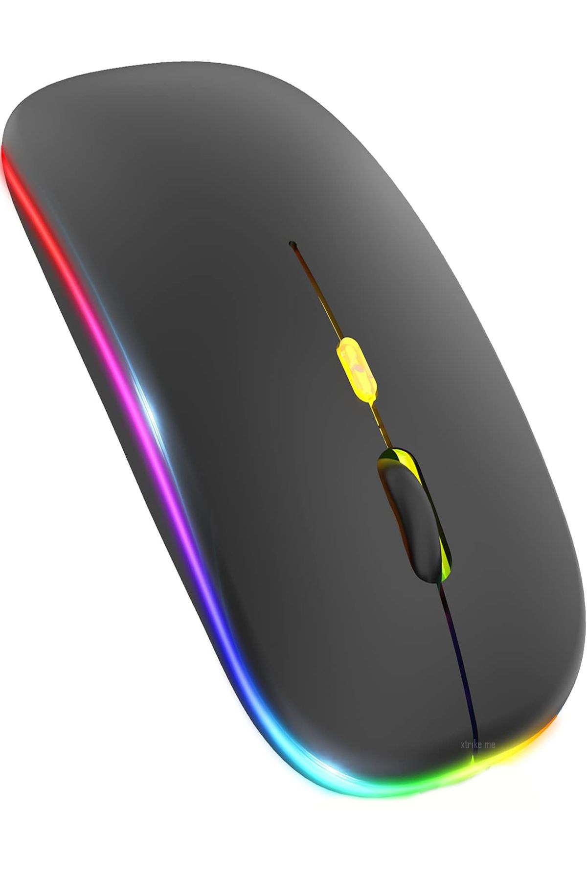 XTRIKE ME Rgb Işıklı Kablosuz Mouse Bluetooth Mouse Wireless Slim Mouse Fare Usb