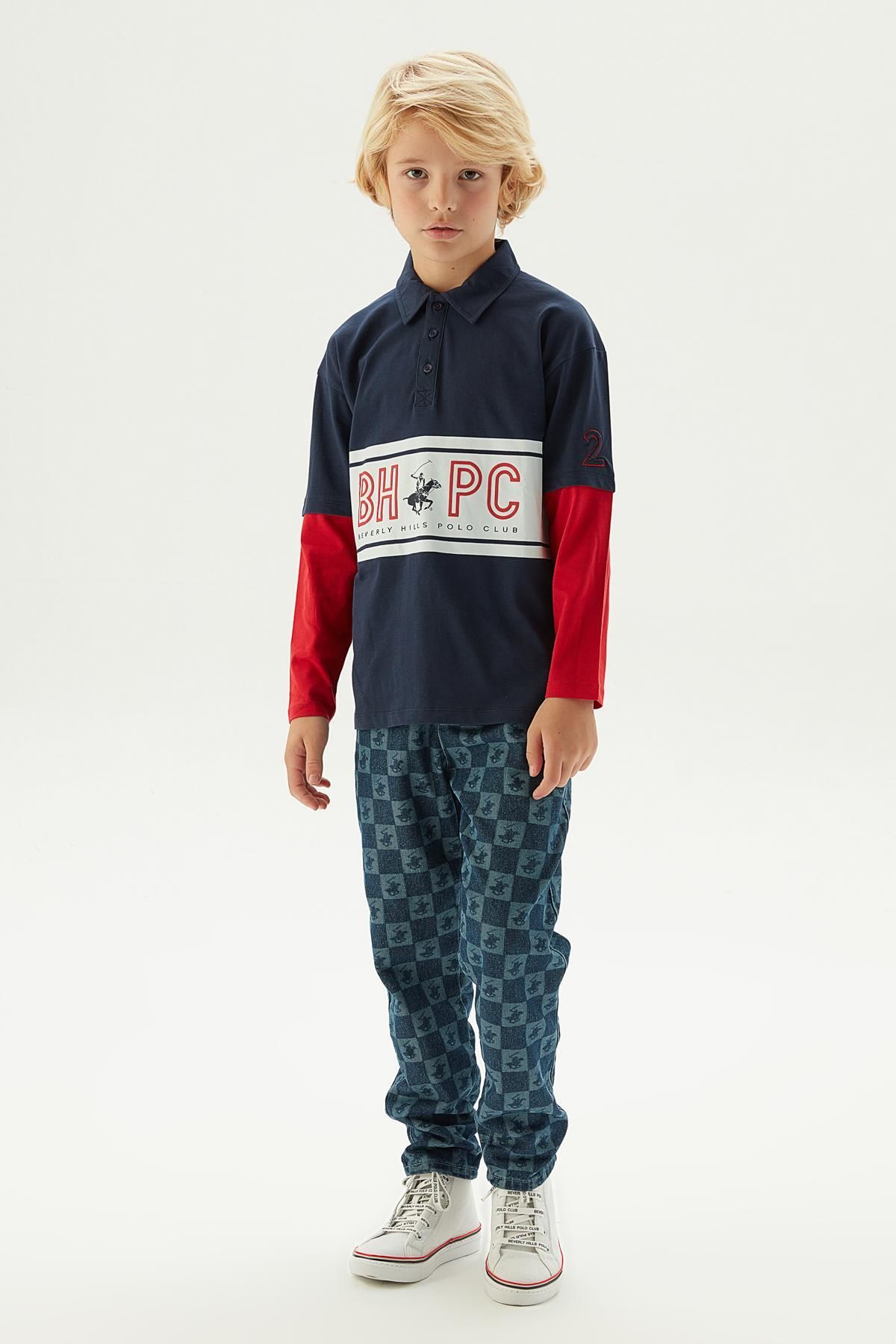 Beverly Hills Polo Club BG Store Erkek Çocuk Renkli T-Shirt 23PFWBHB501