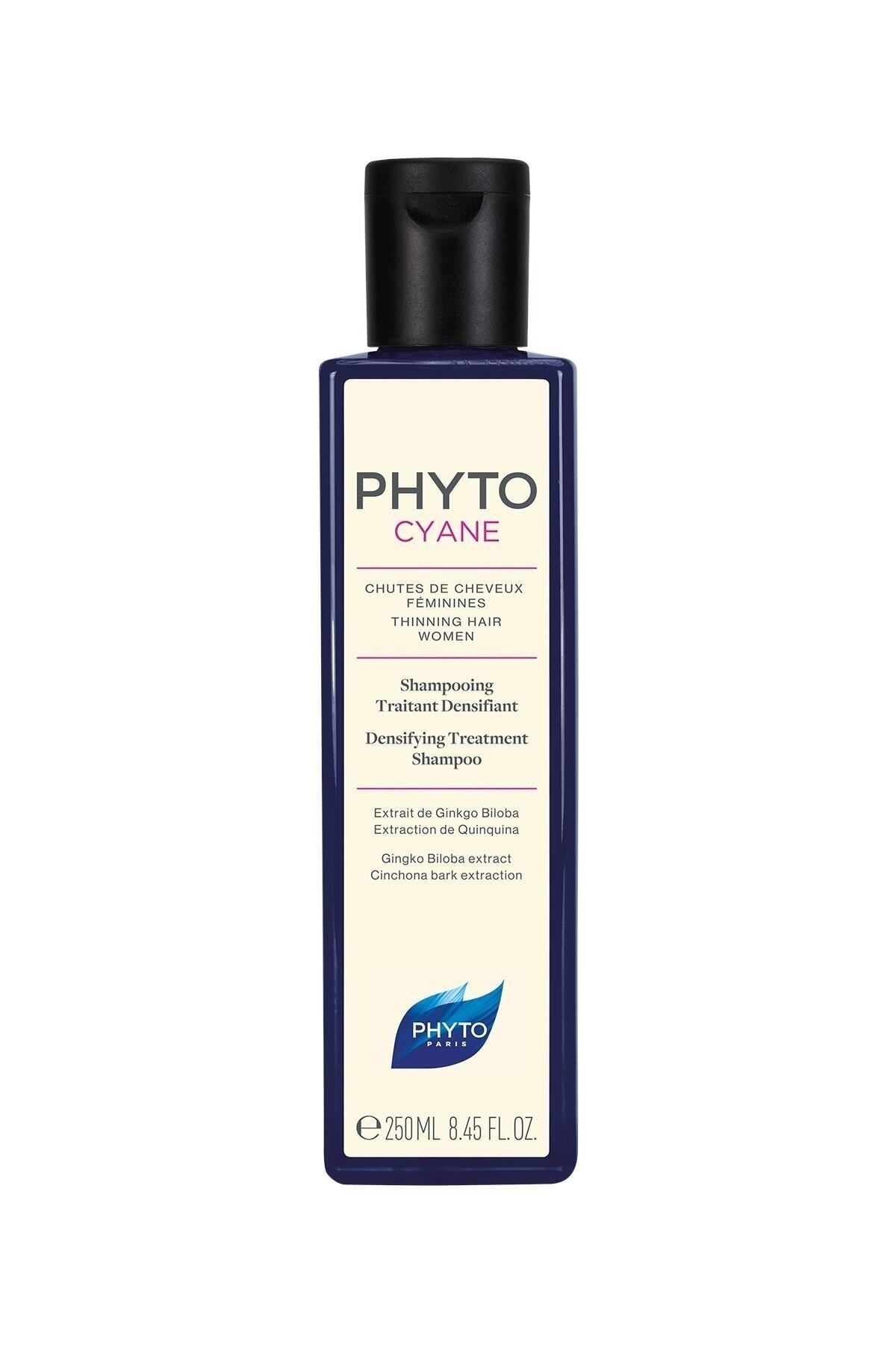 Phyto Phytocyane Shampoo Kadın Tipi Dönemsel Saç Dökülmesine Karşı Etkili Bitkisel Şampuan 250 ml