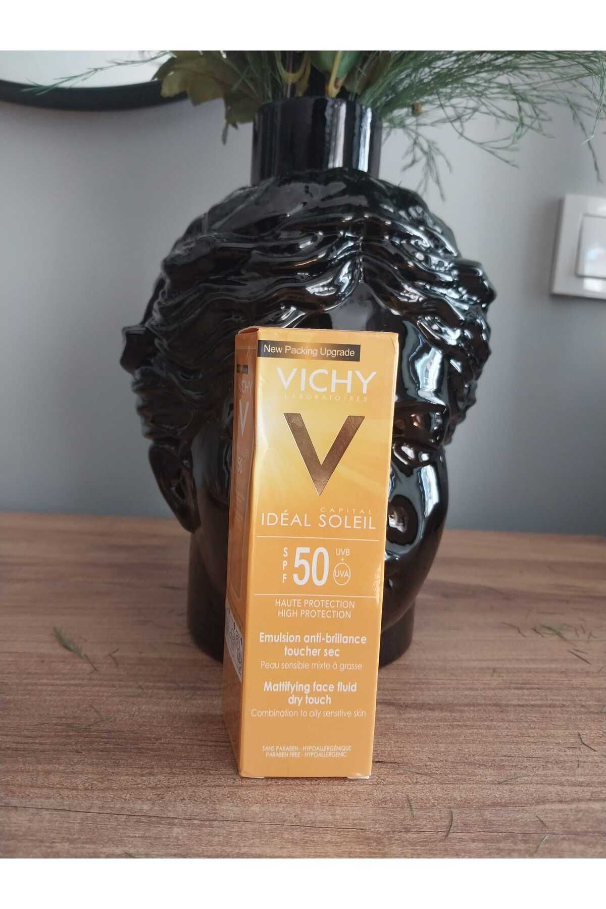Vichy Capital Ideal Soleil Anti-Shine High Protection Sun Cream SPF50 50ml LİGHT465