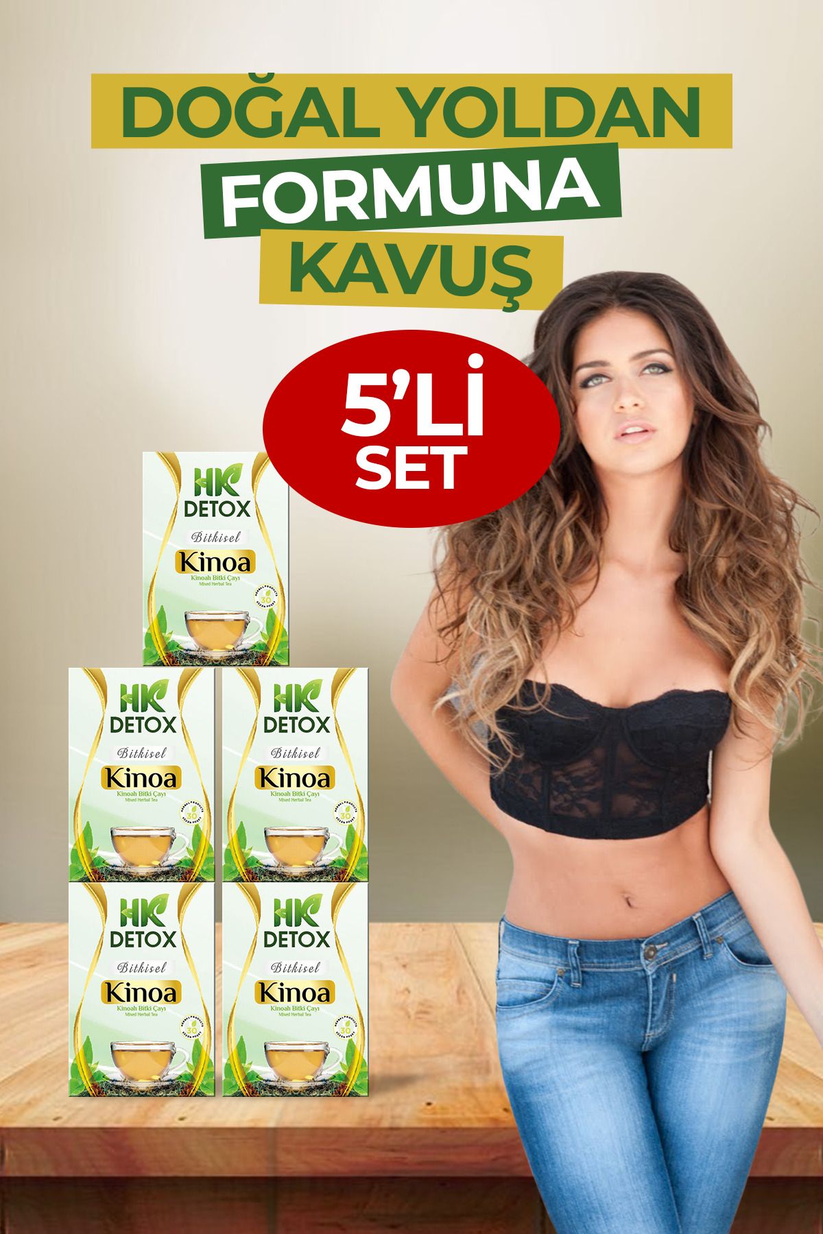 HK BİTKİSEL Kilo Vermeye Yardimcı Detoks&zayıflama Destekleyici Bitki Çayı 5 Li 75 Günlük Set