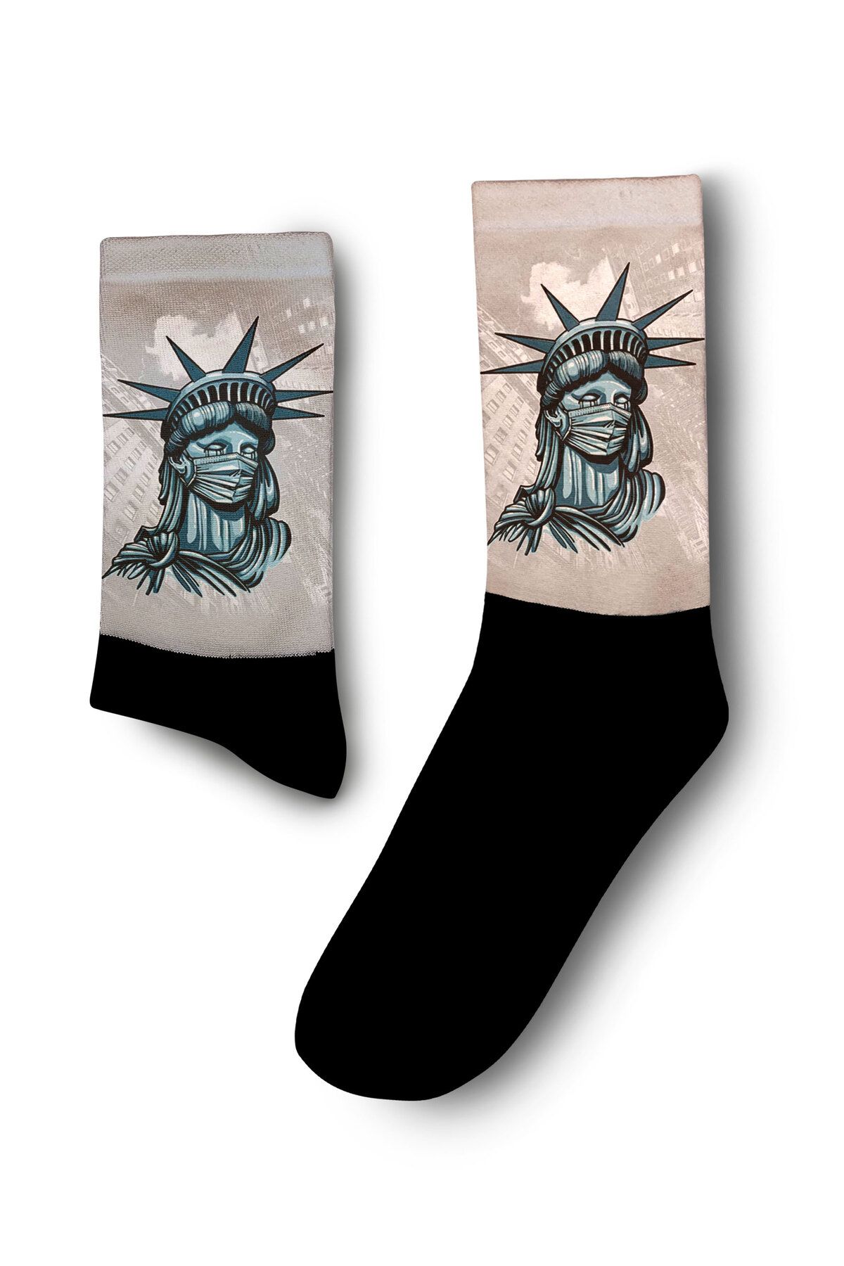 Apollo Socks Pandemi Özgürlük Heykeli Çorap - Unisex