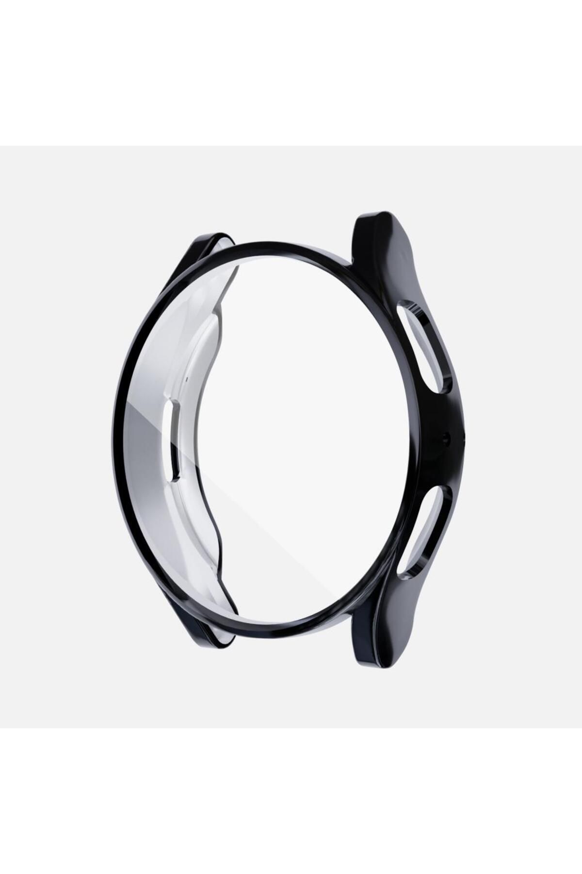 Techmaster Samsung Galaxy Watch 5 44mm Silikon Kapak Kılıf Ekran Koruyucu