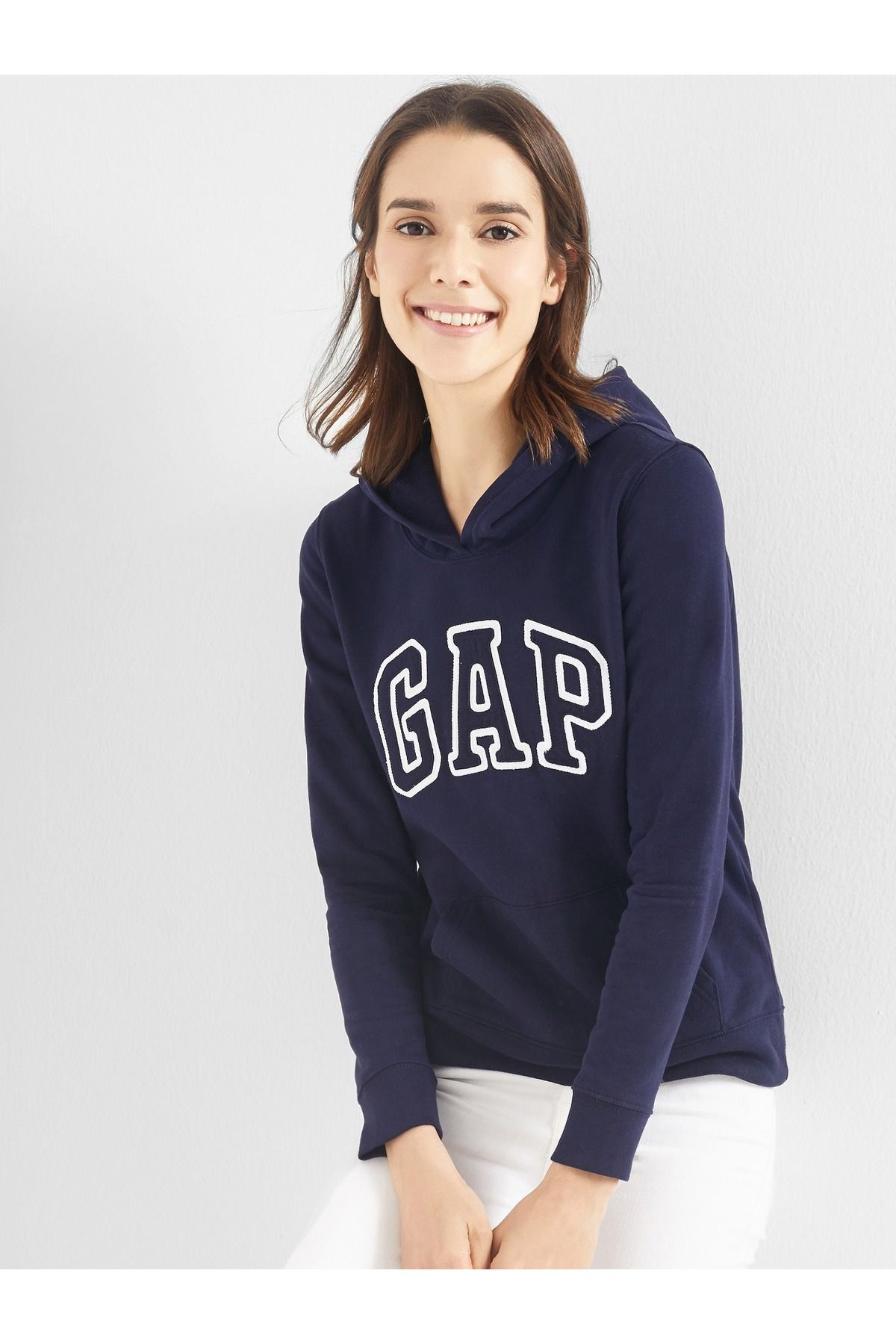GAP Logo Kapüşonlu Sweatshirt