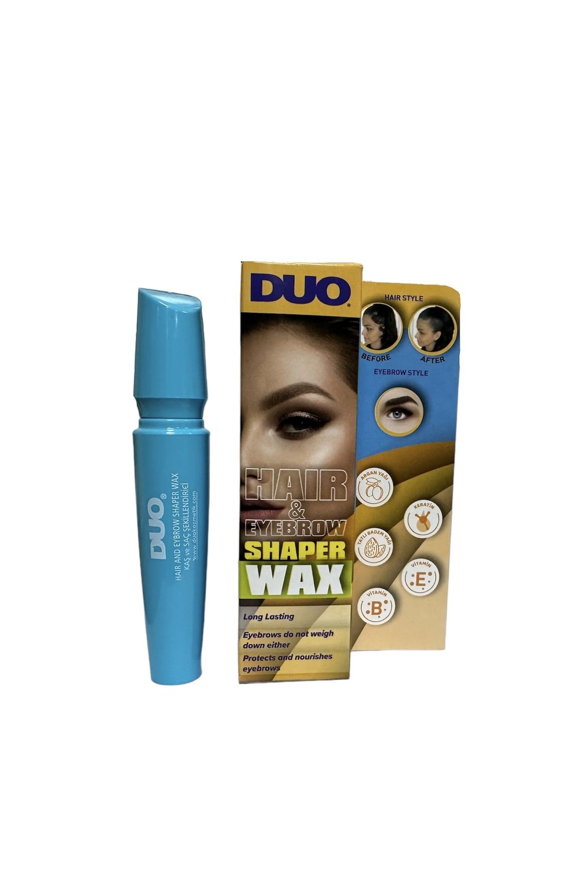 Duo haır & eyebrow SHAPER wax Kaş ve bebek saçı sabitleyici