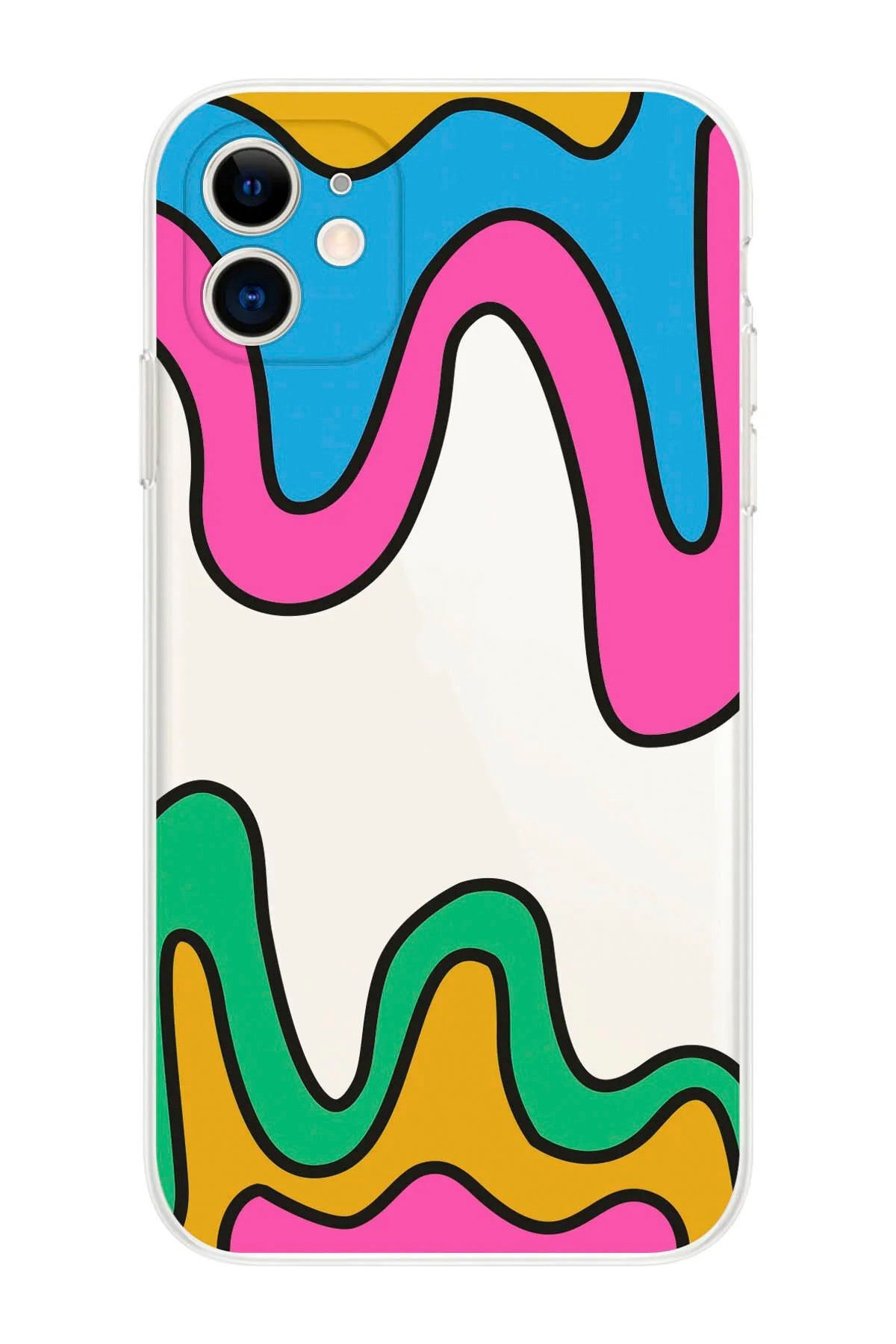 shoptocase Iphone11 Renkli Tasarım Telefon Kılıfı