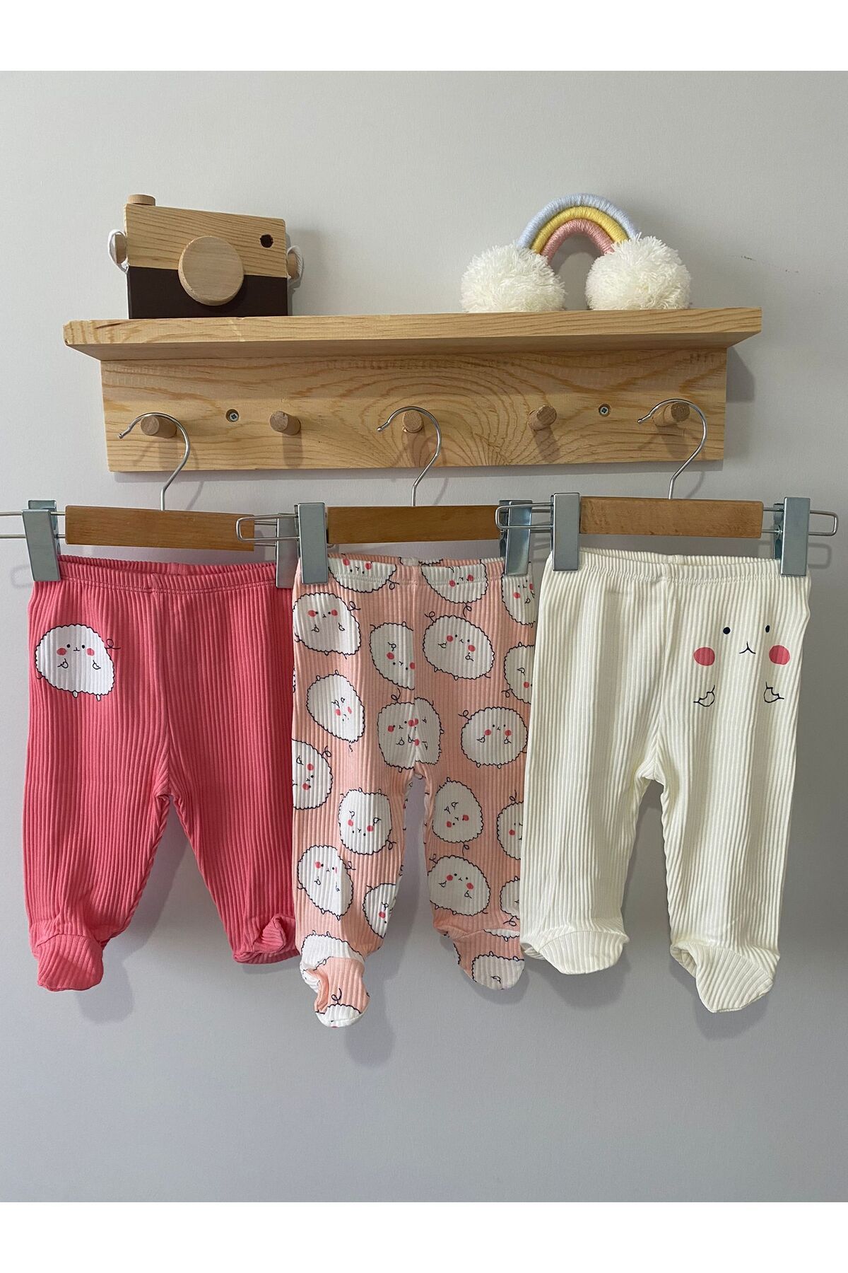 Asel Kids Shop Üçlü Patikli Alt Pijama