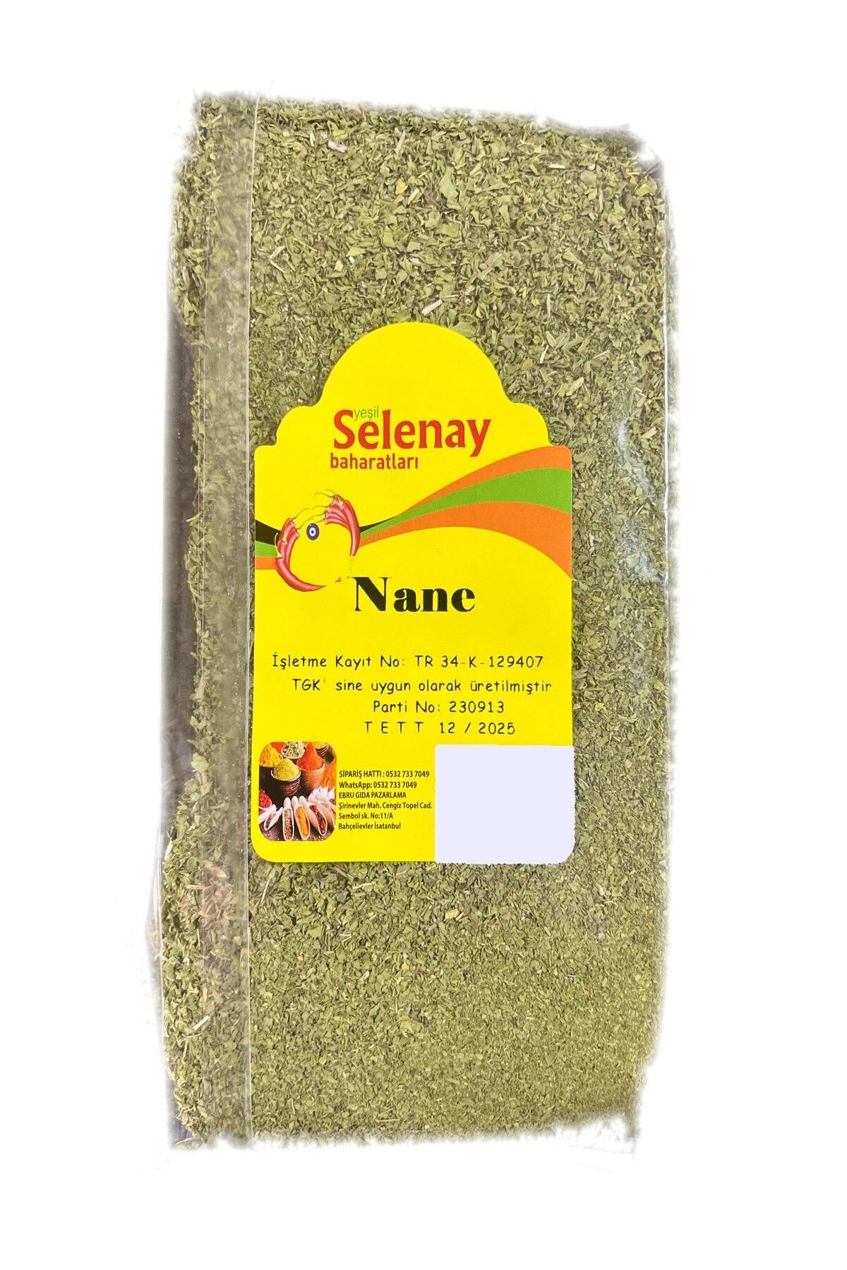 Yeşil Selenay Doğal Nane 1000Gr
