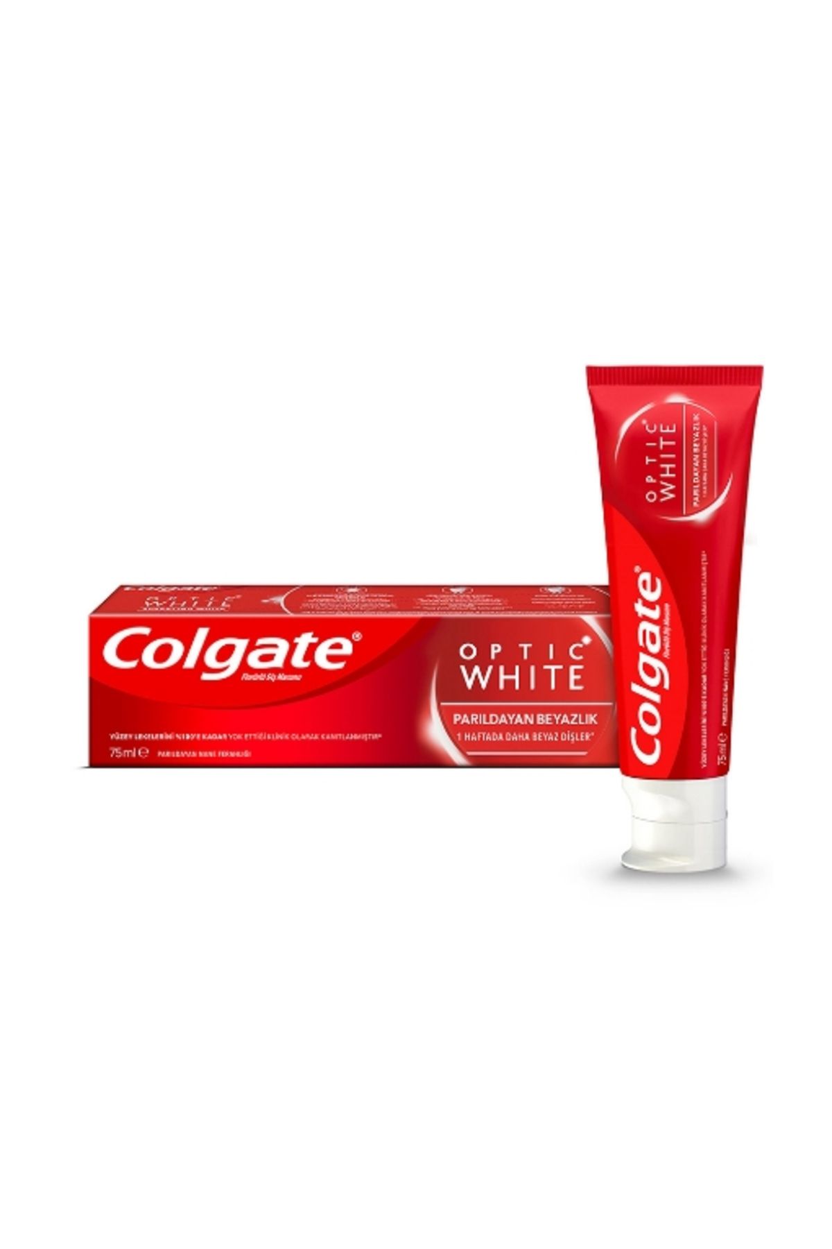 Colgate Diş Macunu Optic White Parıldayan Beyazlık 75 ml. (4'lü)