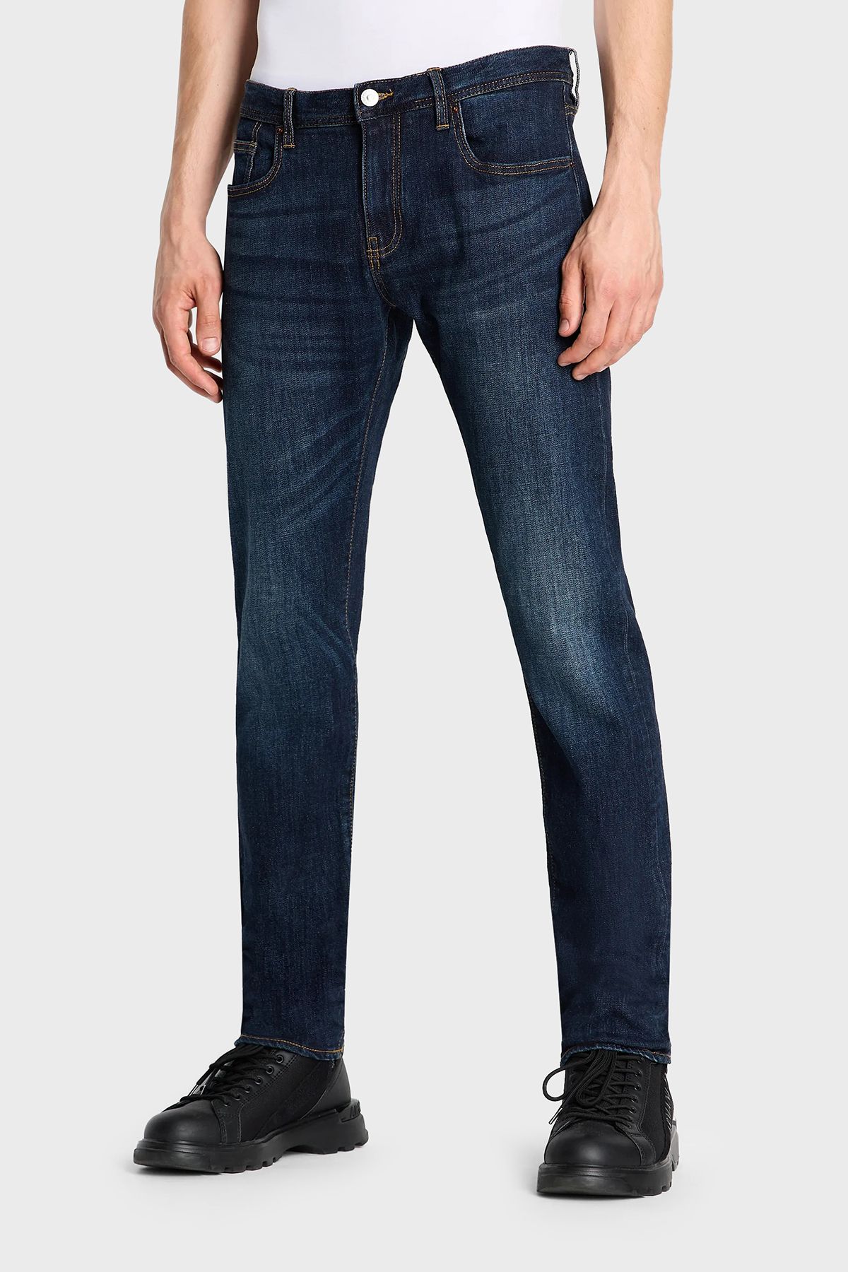 Armani Exchange J13 Düşük Bel Dar Paça Slim Fit Jeans Erkek KOT PANTOLON 6RZJ13 Z18FZ 1500