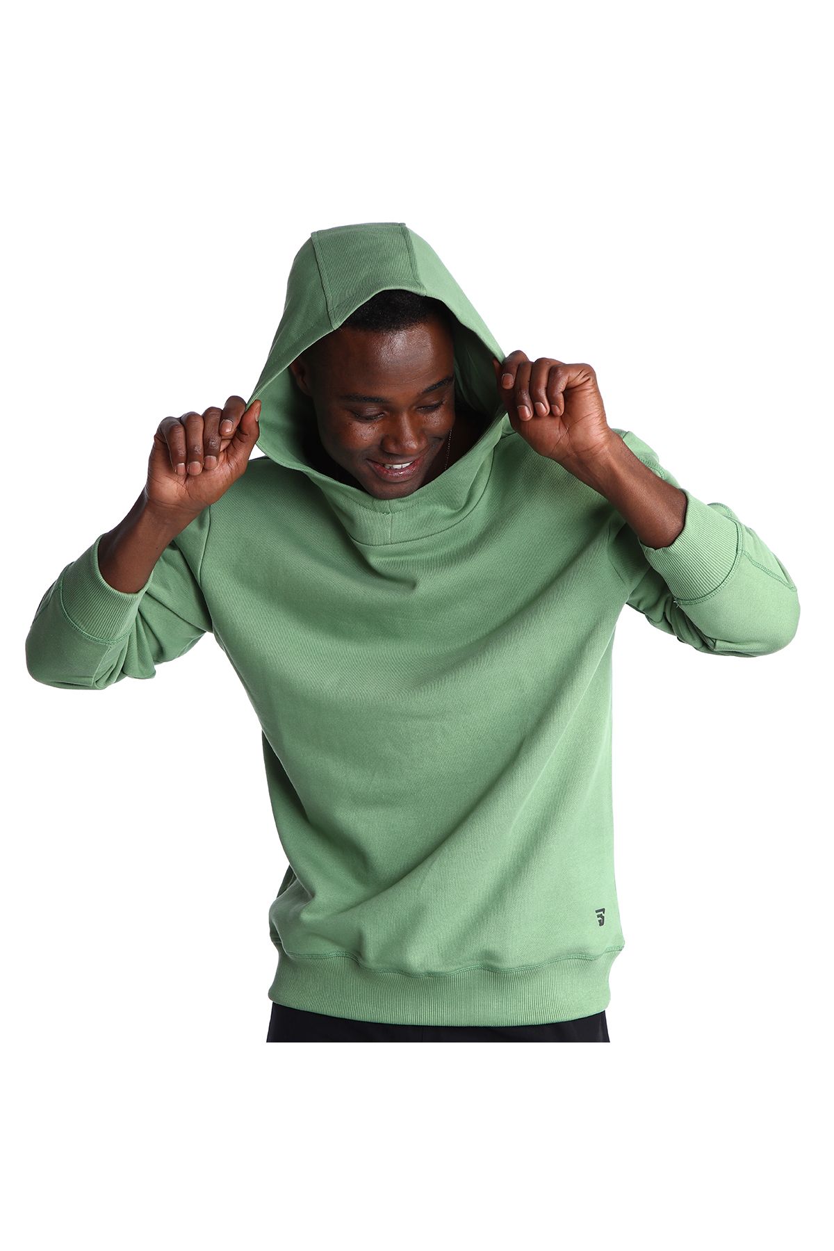 Sportive Rapido Erkek Yeşil Günlük Stil Sweatshirt 22ketl13d05-ysl