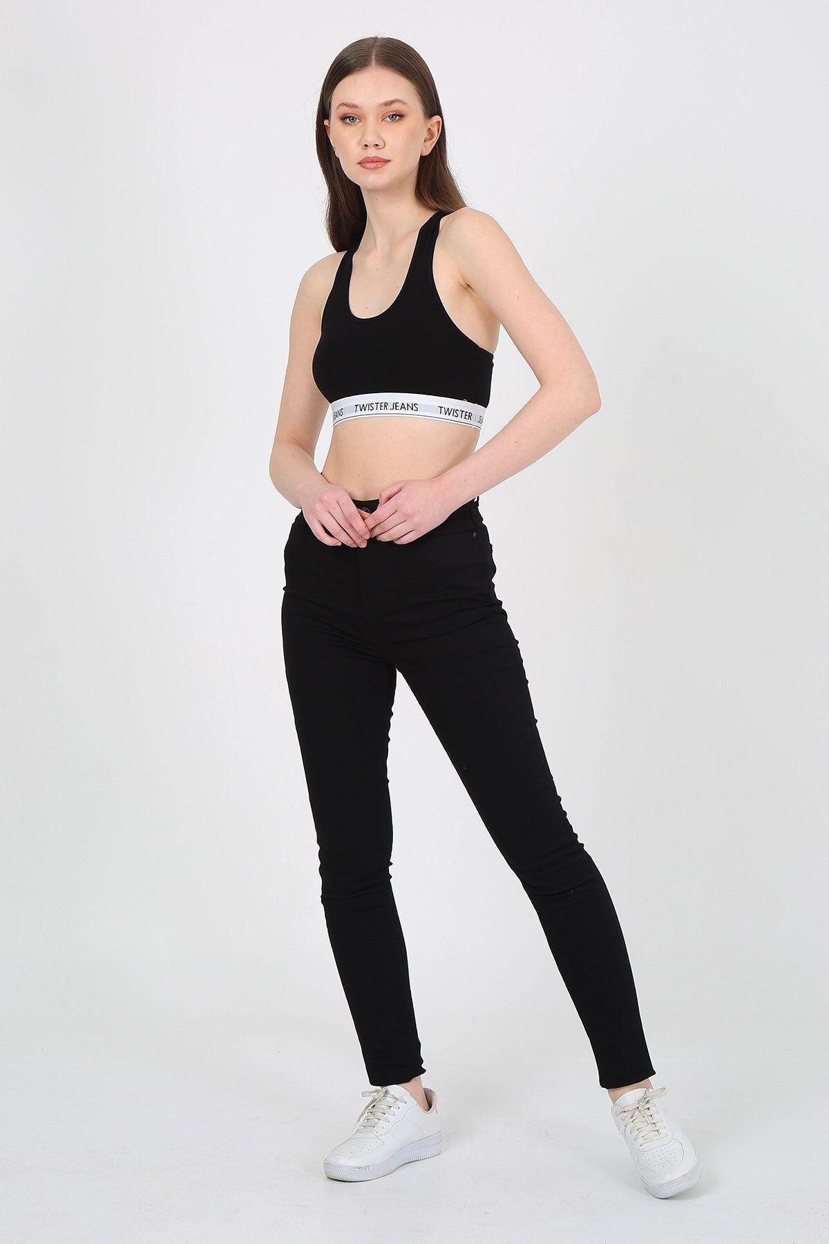 Twister Jeans Kadın Pantolon Lina 9407-01 Black