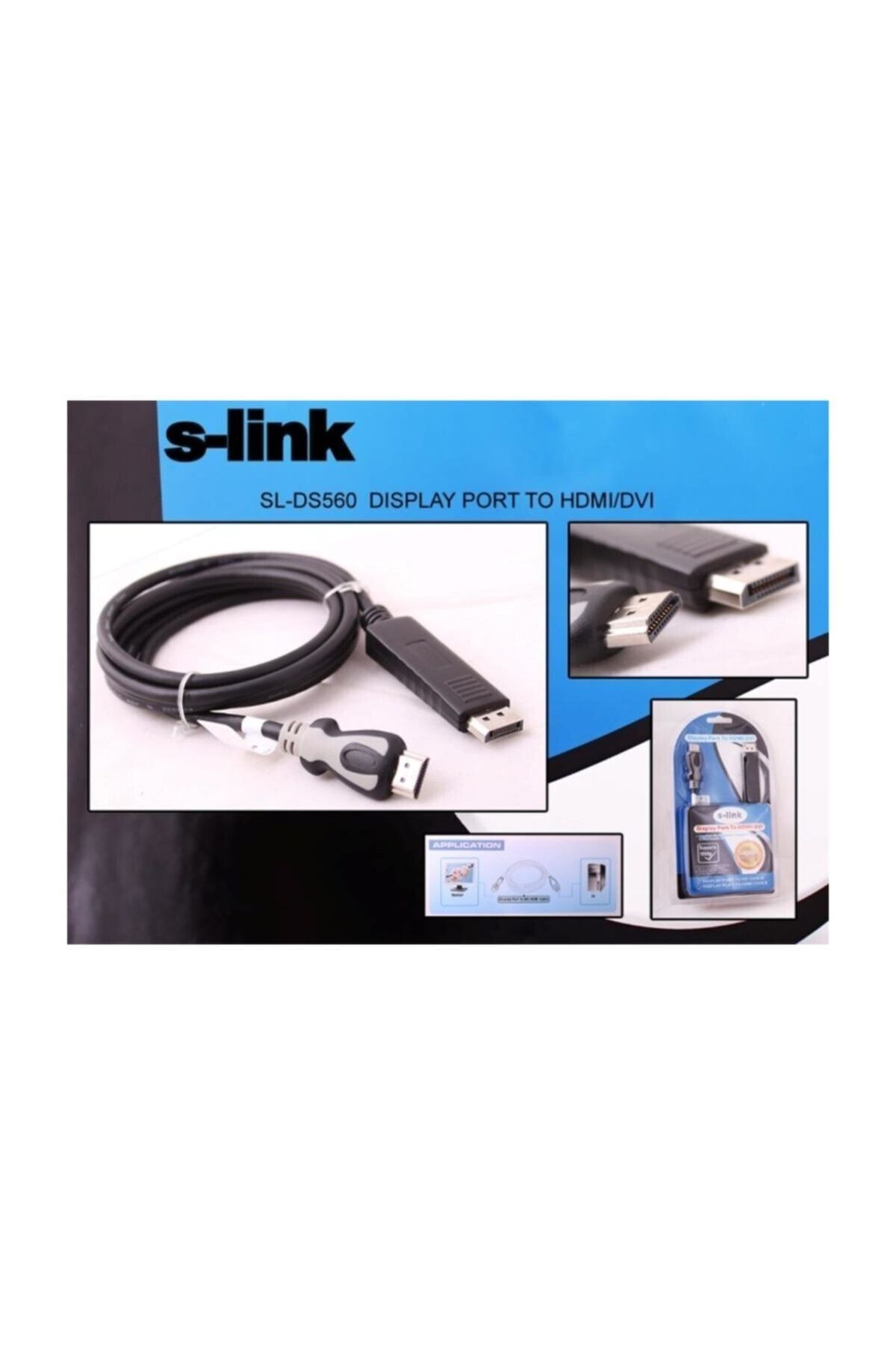 S-Link Sl-Ds560 Display To Hdmı 1,8 Mt 1.8M Kablo