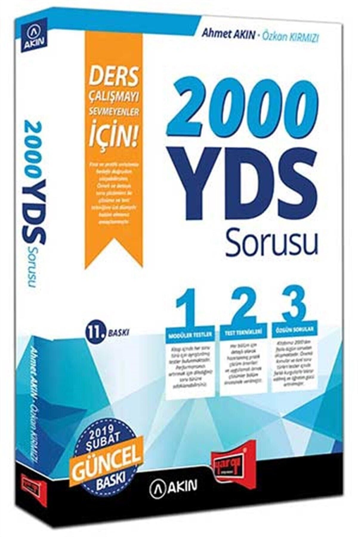 DIGERUI Akın Dil & Yargı Yayınları 2000 Yds Sorusu Ders Çalışmayı Sevmeyenler Için 11. Baskı