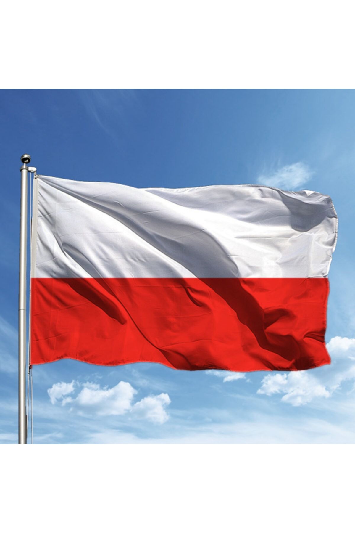 Özgüvenal Polonya Bayrağı 100*150 Cm