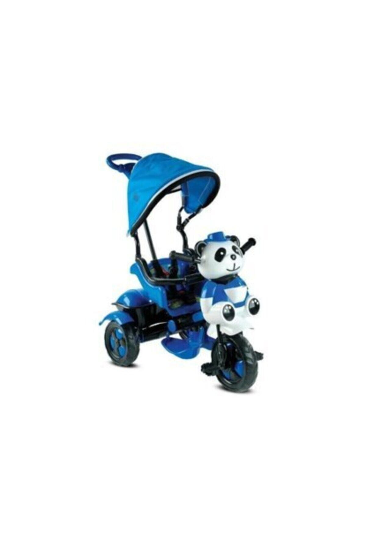 Babyhope Mavi Lıttle Panda Itmeli Ebeveyn Kontrollü Bisiklet