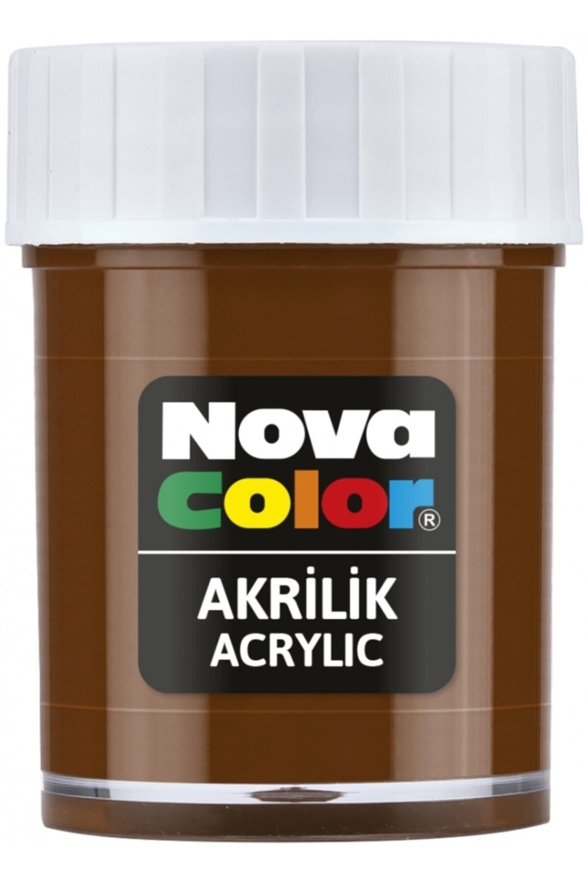 Nova Color 175 Akrilik Boya Kahve Şişe