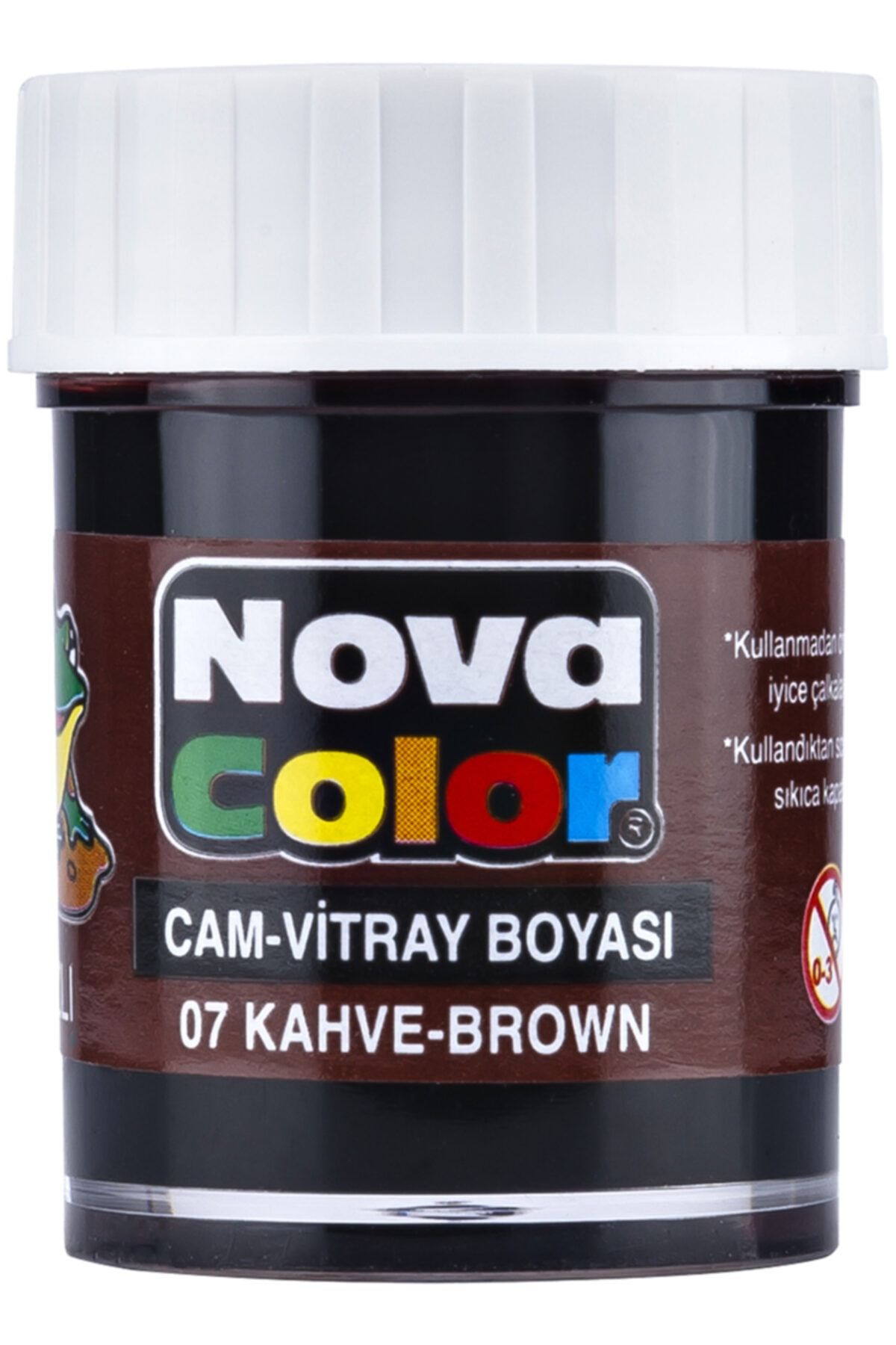 Nova Color Nc-155 Kahve Su Bazlı Cam Boyası 30cc