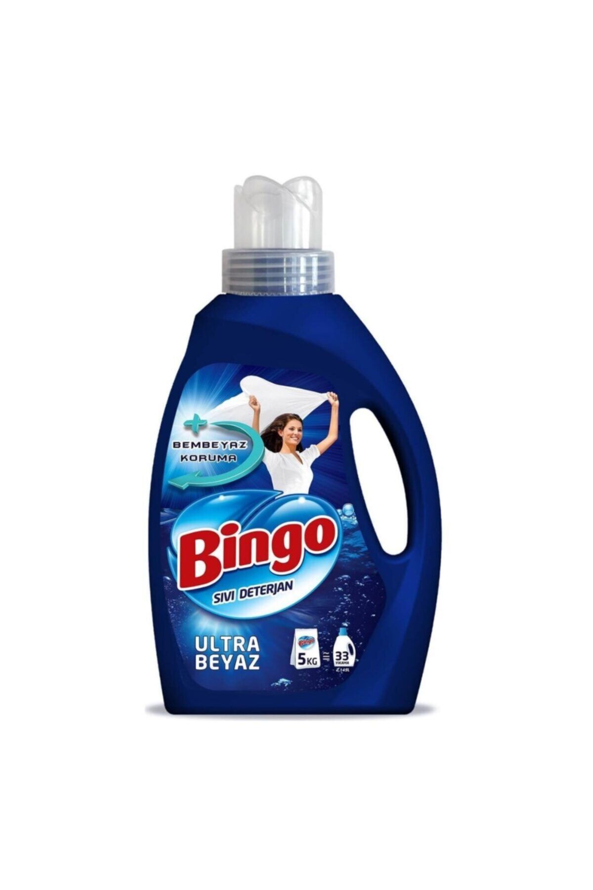 Bingo Sıvı Çamaşır Deterjanı 2145 ml Ultra Beyaz