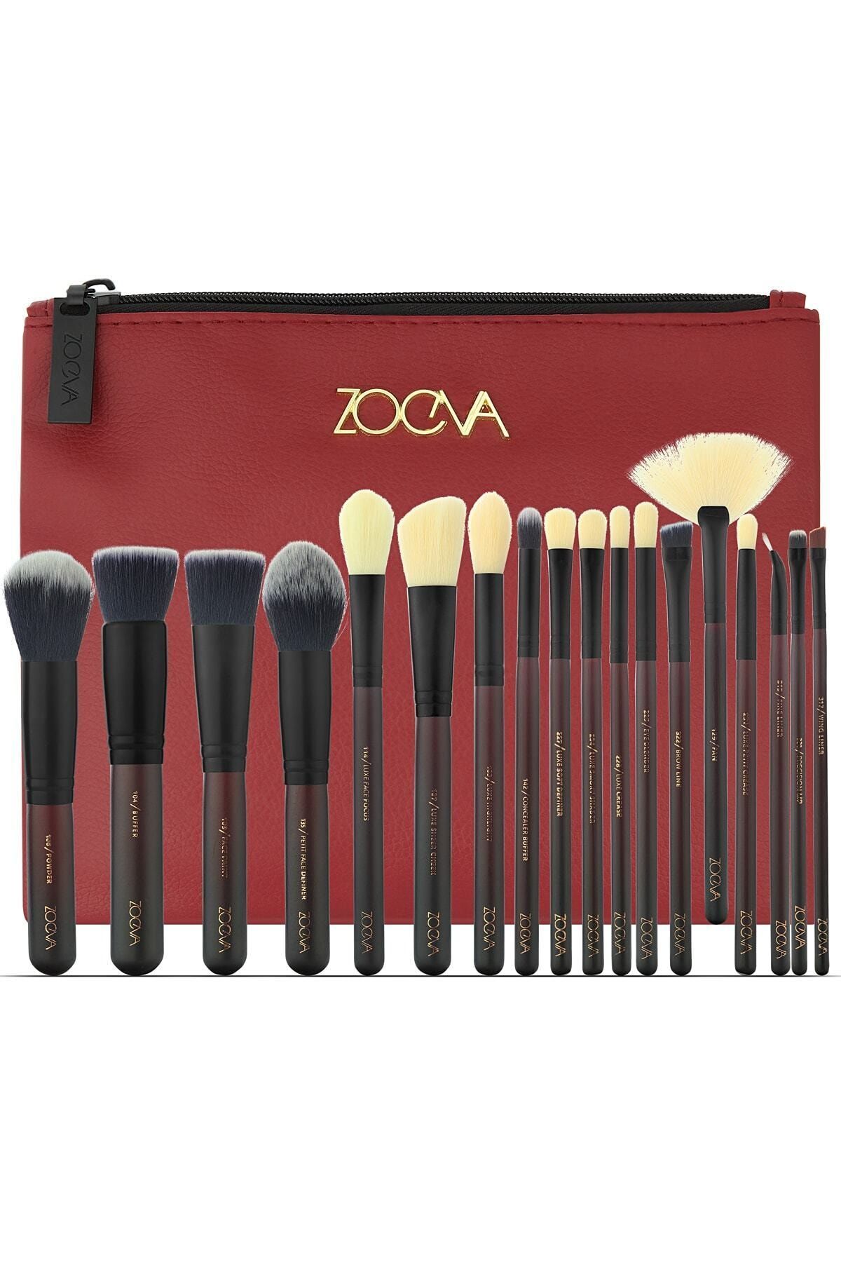 Zoeva 18 Pcs Brush Set & Bag - 18'li Fırça Seti & Çanta