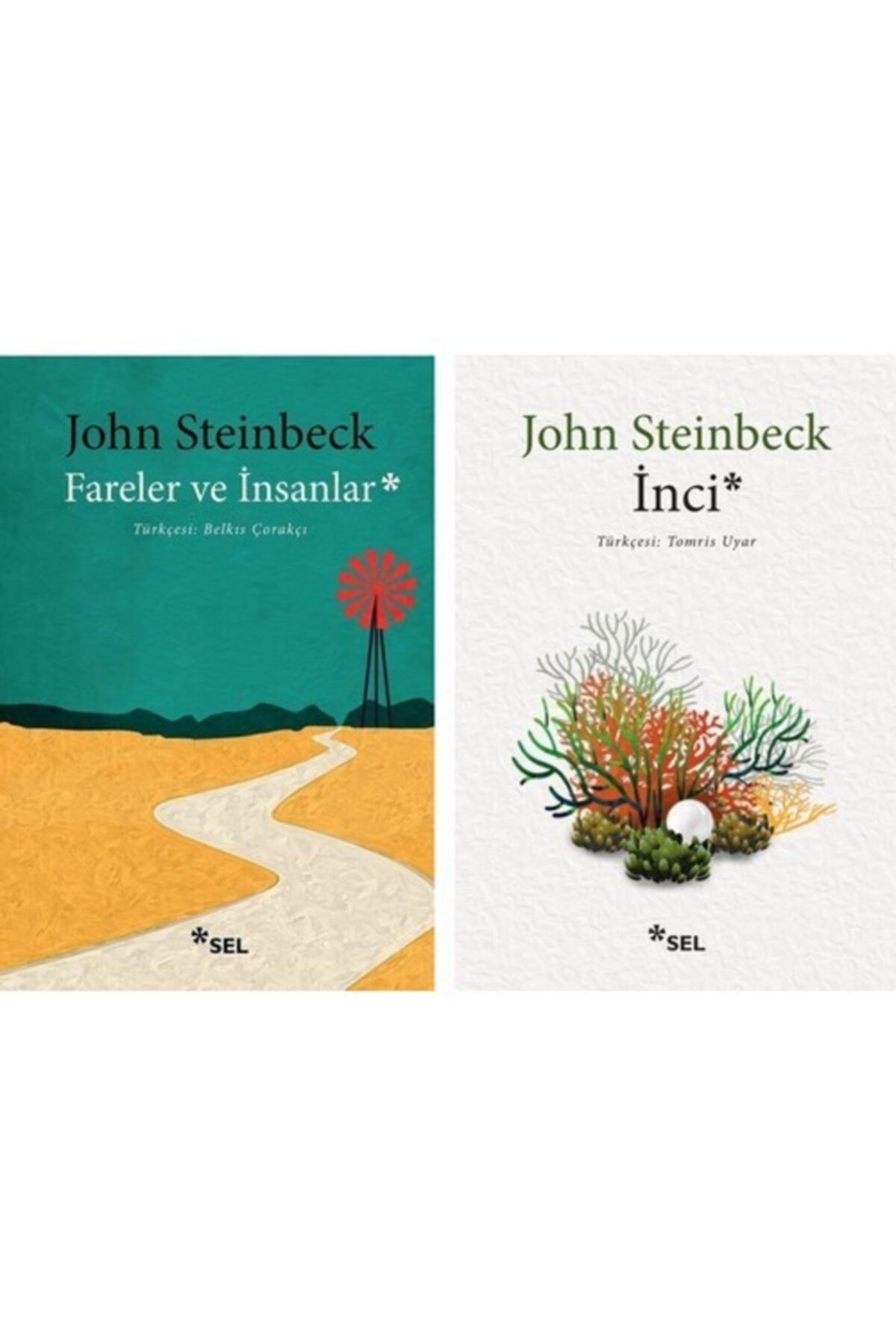Sel Yayıncılık John Steinbeck Fareler Ve Insanlar + Inci 2 Kitap Set