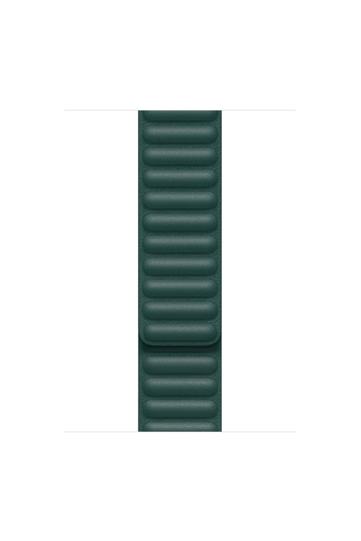 Microsonic Koyu Yeşil  Microsonic Watch Series Uyumlu 4 40mm Leather Link Band  Kordon