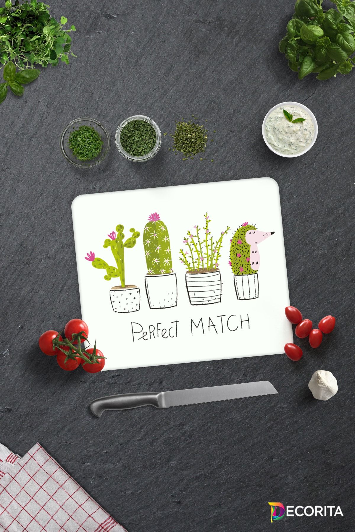 Decorita Perfect Match | Cam Kesme Tahtası - Cam Kesme Tablası | 29cm x 34cm