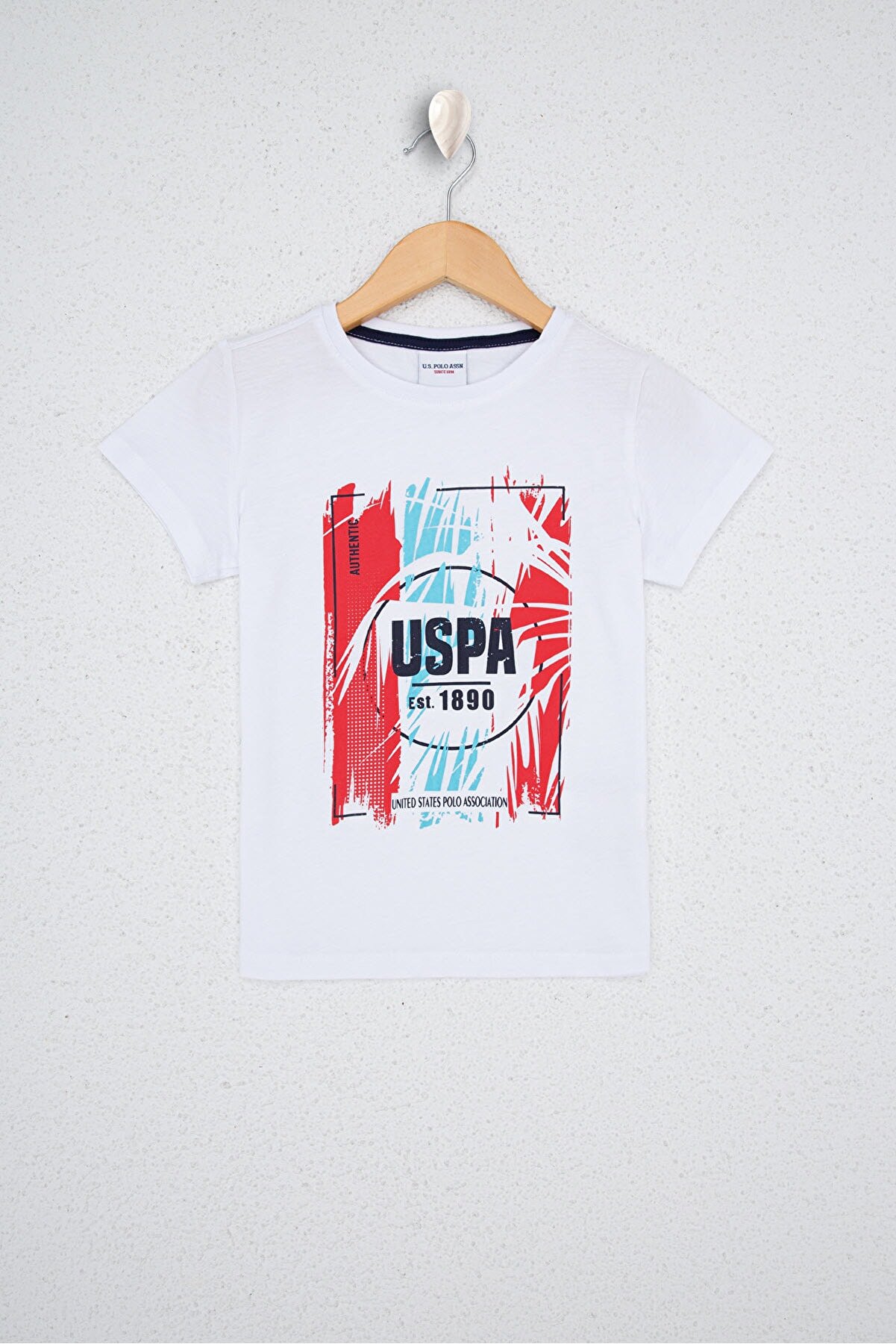 U.S. Polo Assn. Beyaz Erkek Çocuk T-Shirt