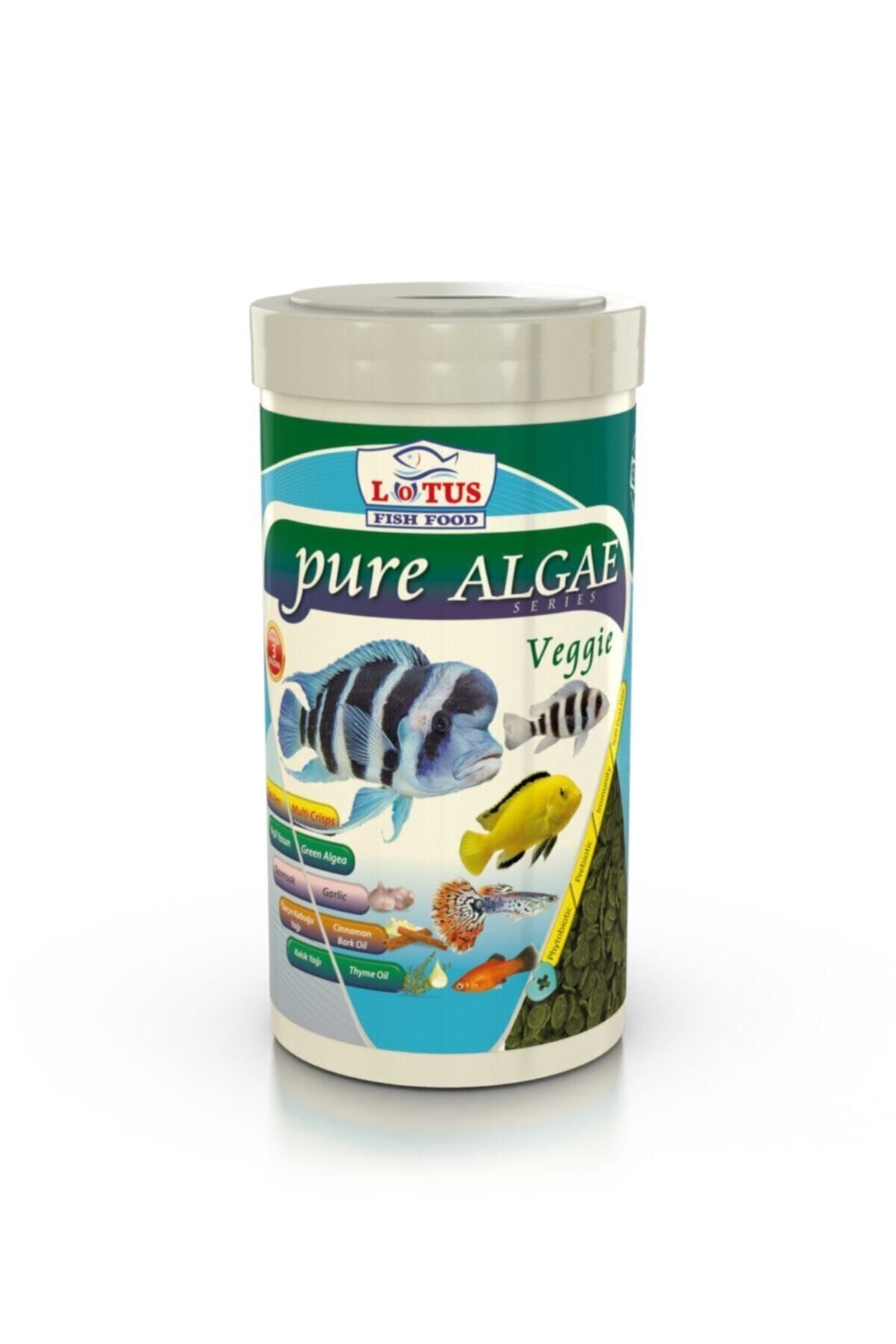 Lotus Pure Algae Veggie Pro Chips 250ml Garlic Cips Balık Yemi