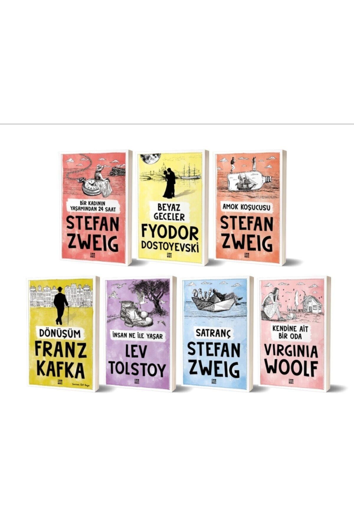 Dokuz Yayınları Modern Dünya Klasikleri Franz Kafka Dostoyevski Stefan Zweig Tolstoy Virginia Woolf 7 Kitap Set