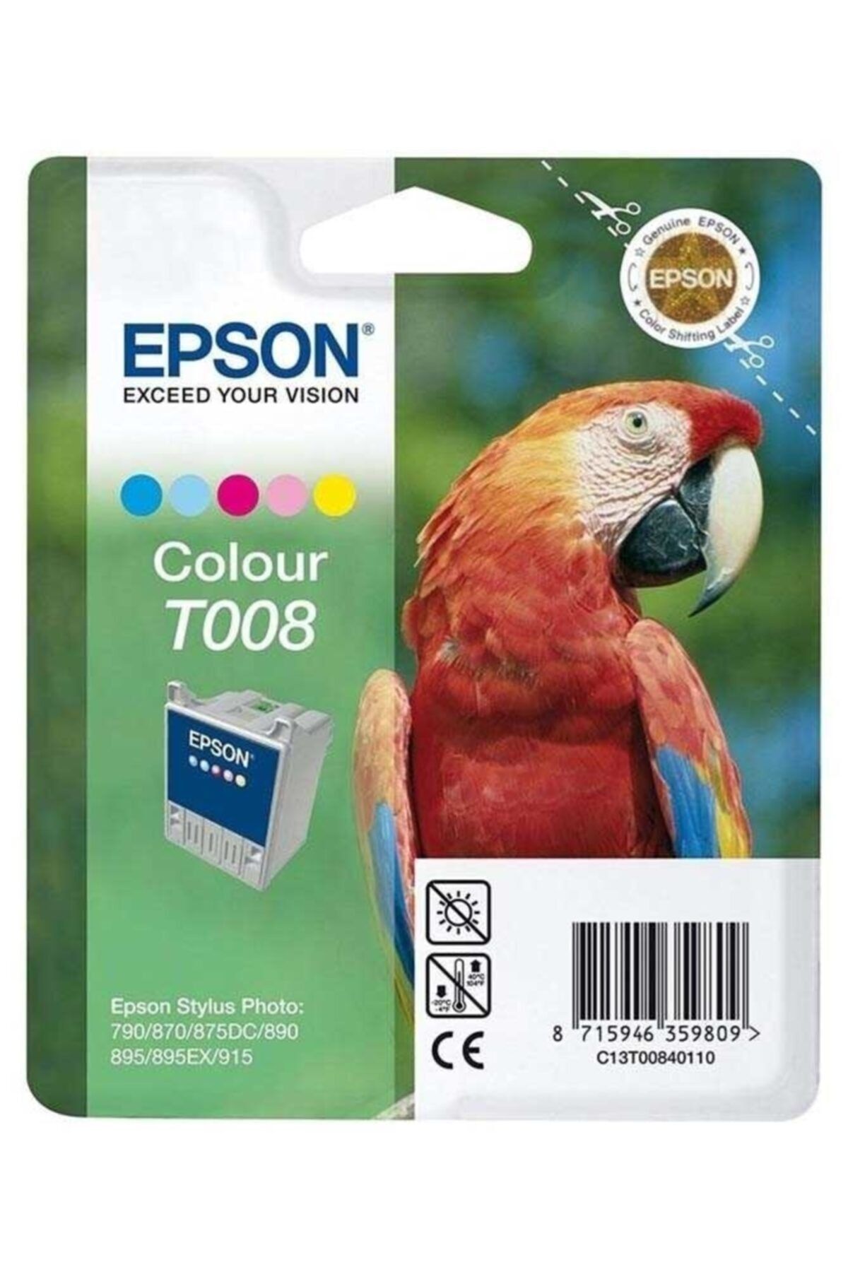 Epson T008-c13t00840120 Orjinal Renkli Kartuş